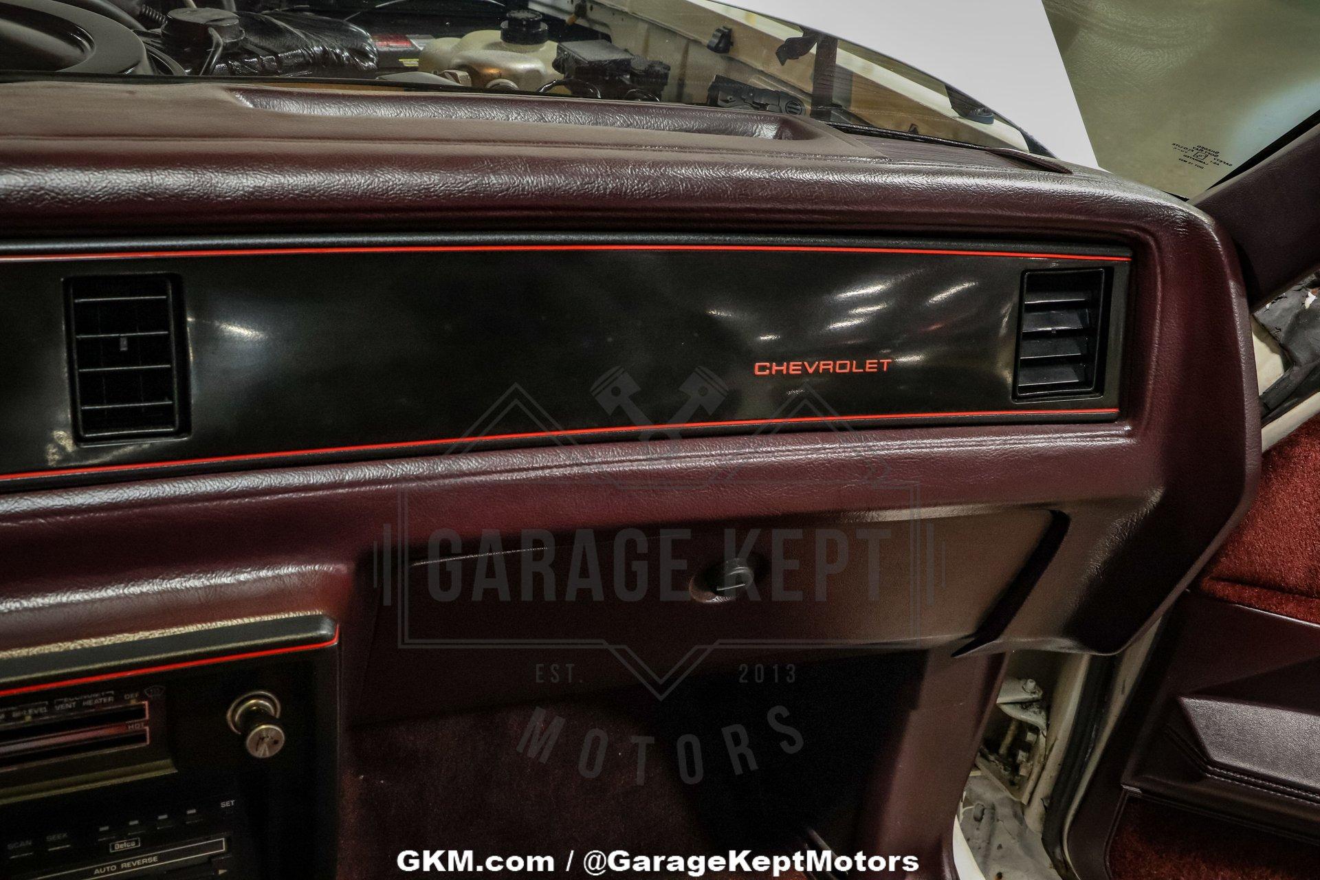 1987 Chevrolet Monte Carlo SS 117