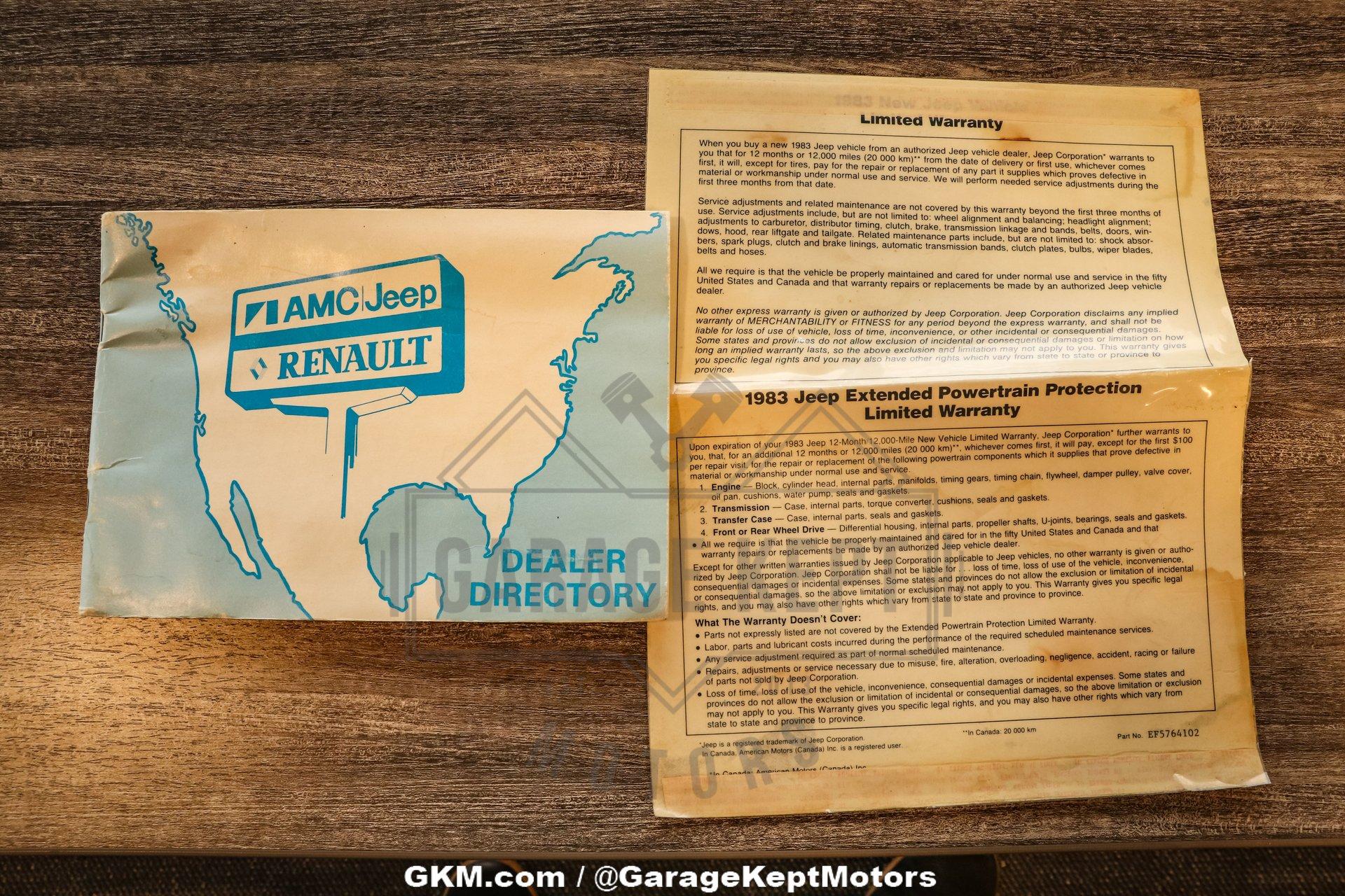 1983 Jeep CJ-8 Scrambler 125