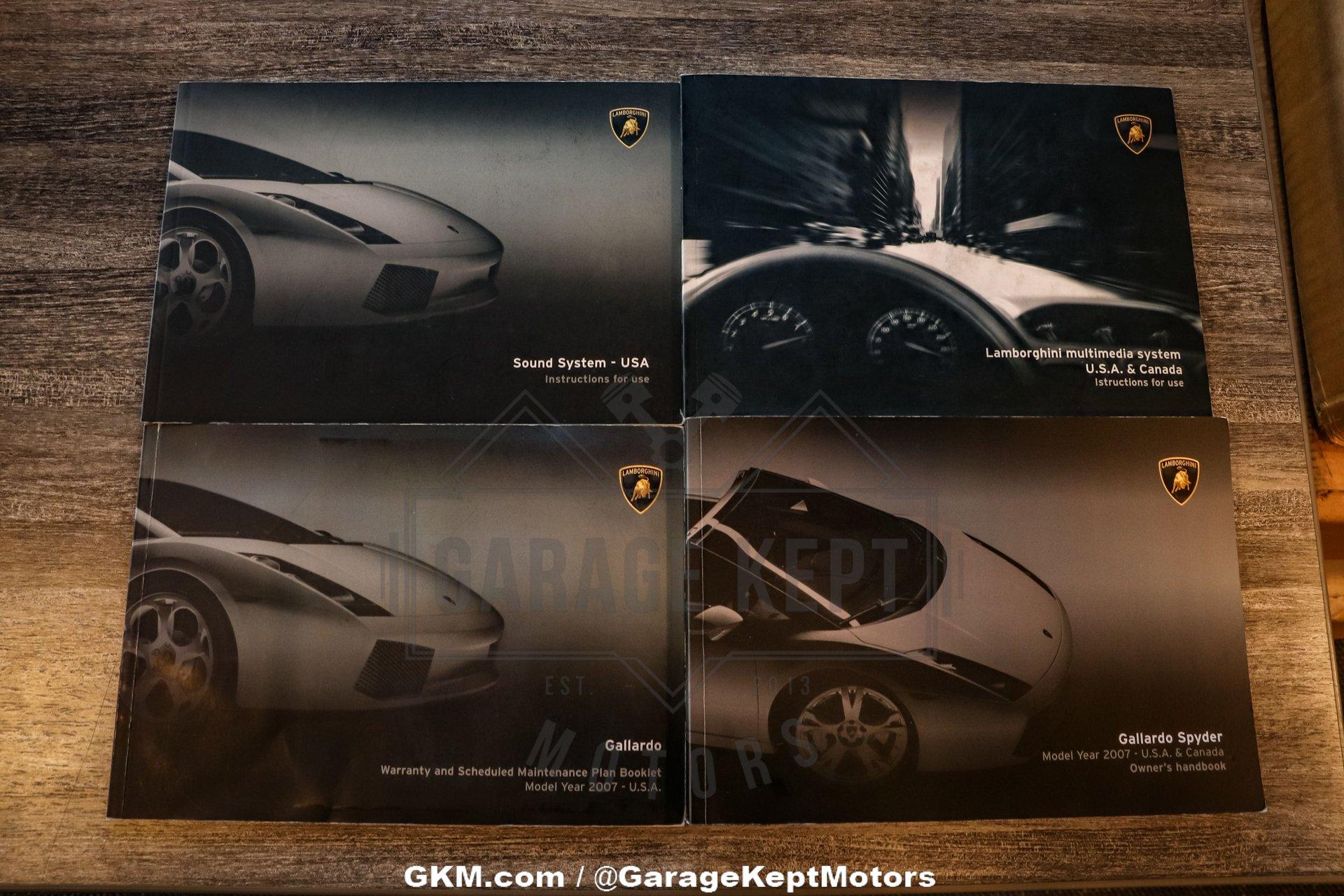 2007 Lamborghini Gallardo Spyder 164