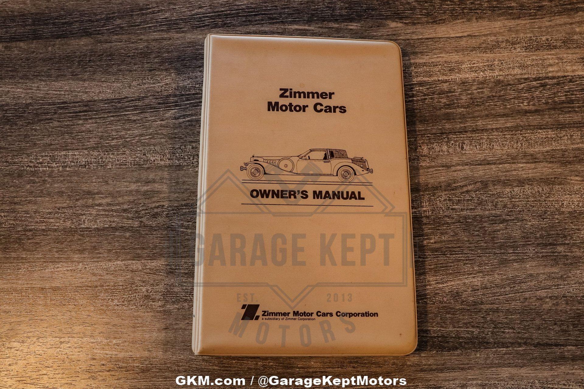 1986 Zimmer Golden Spirit 167