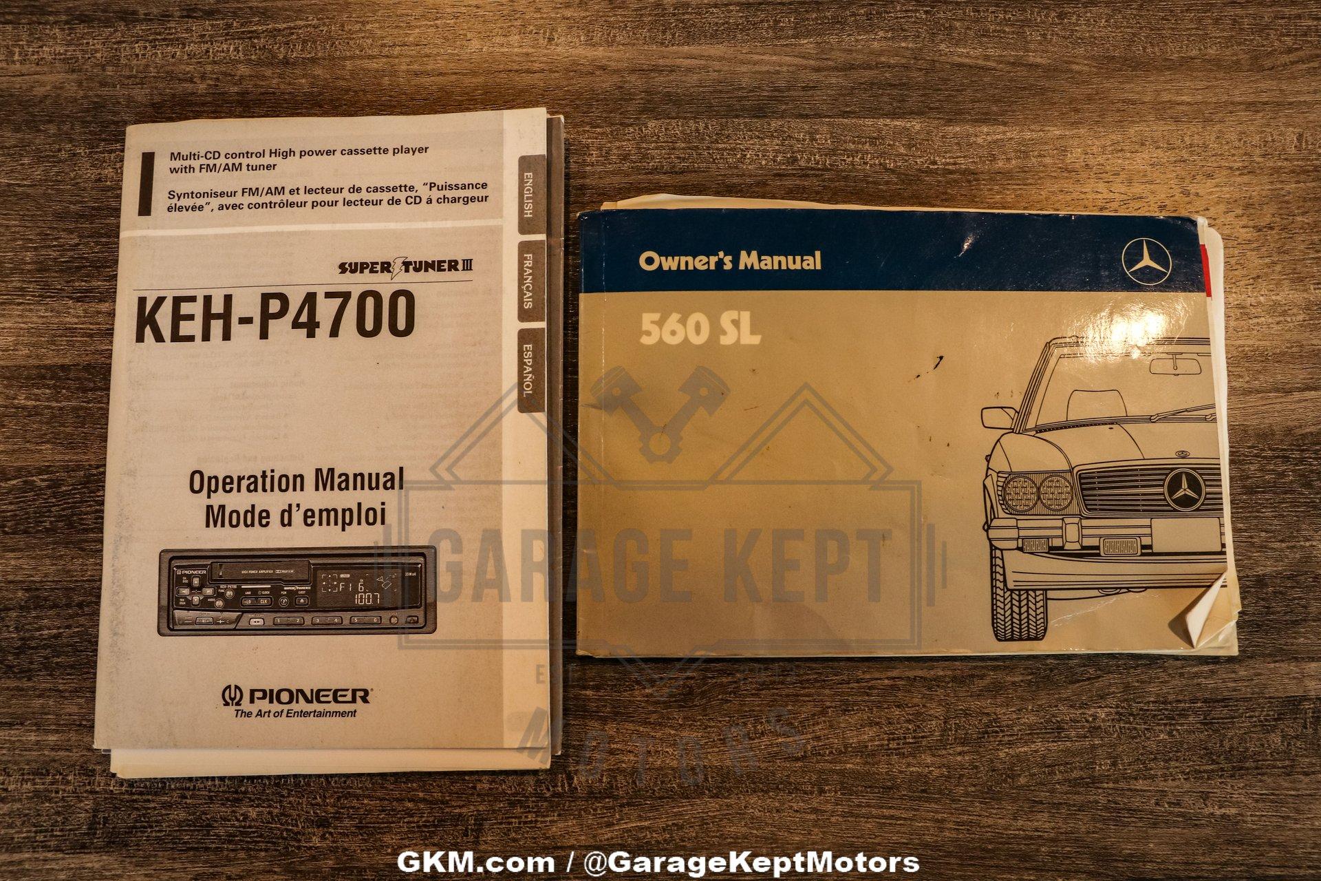 1987 Mercedes-Benz 560SL 181