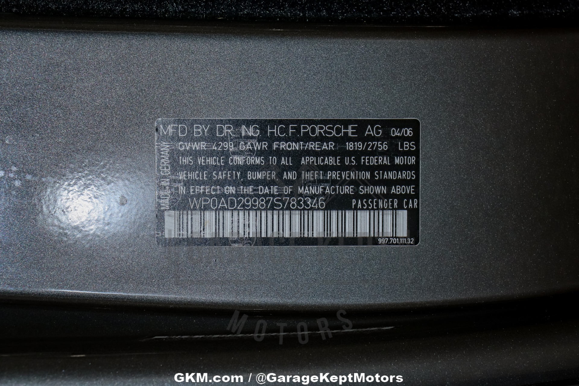 2007 Porsche 911 158
