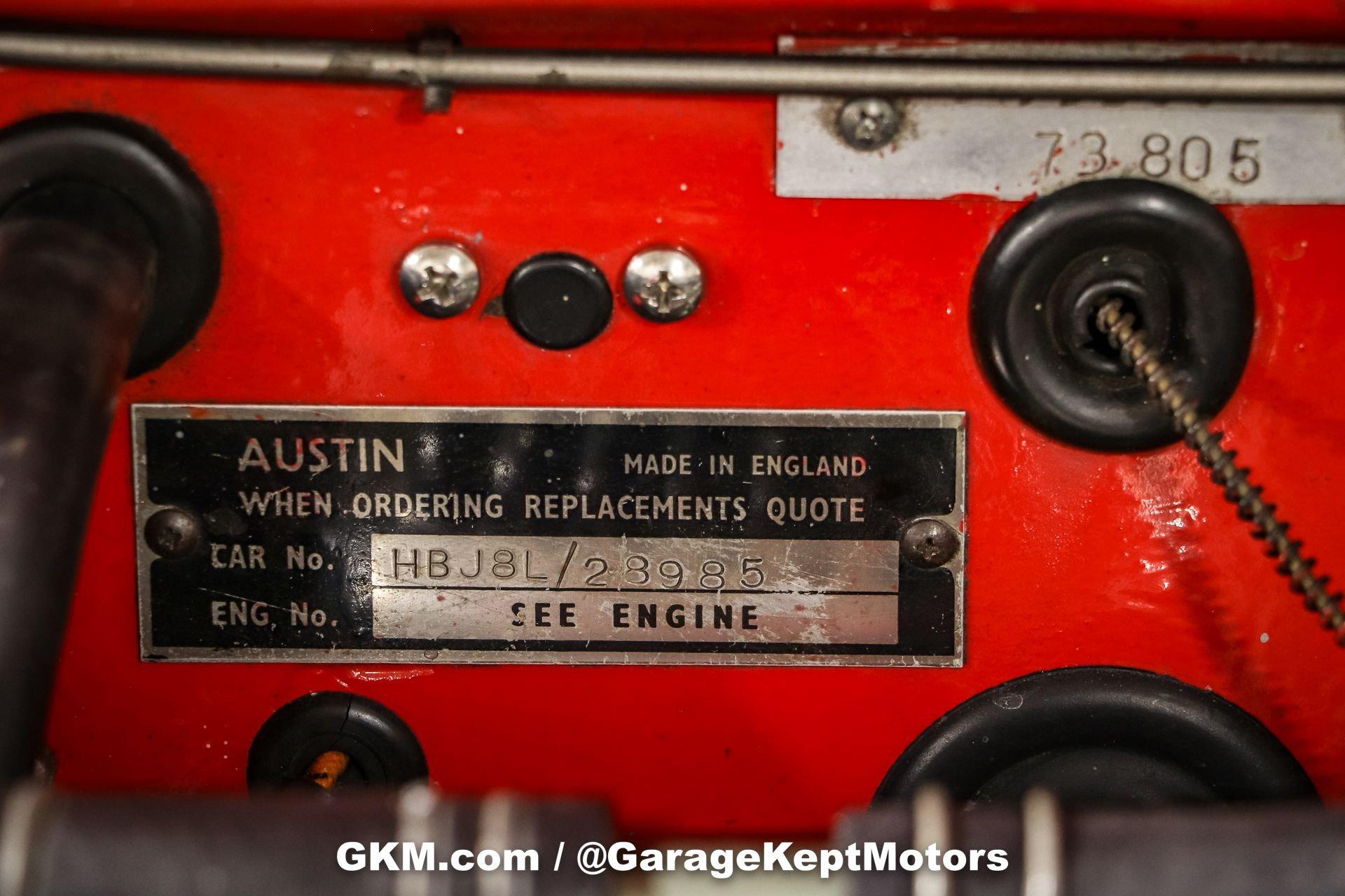 1965 Austin-Healey 3000 Mk III BJ8 120