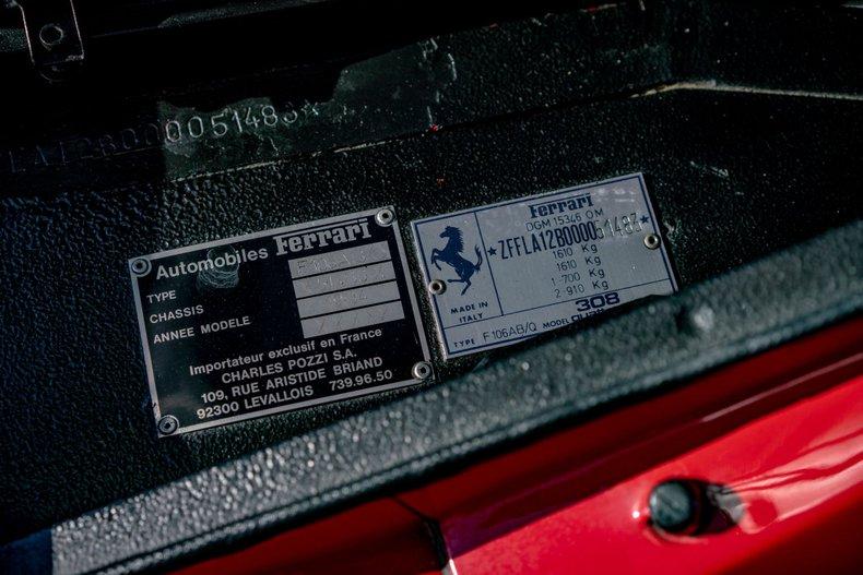 1984 Ferrari 308 GTB Quattrovalvole 19