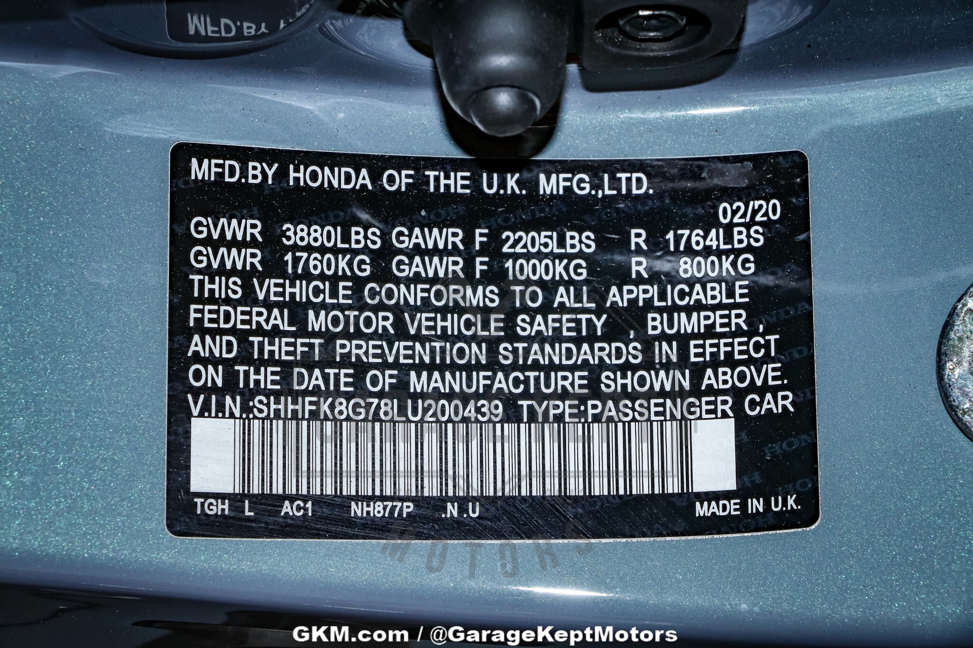 2020 Honda Civic 172