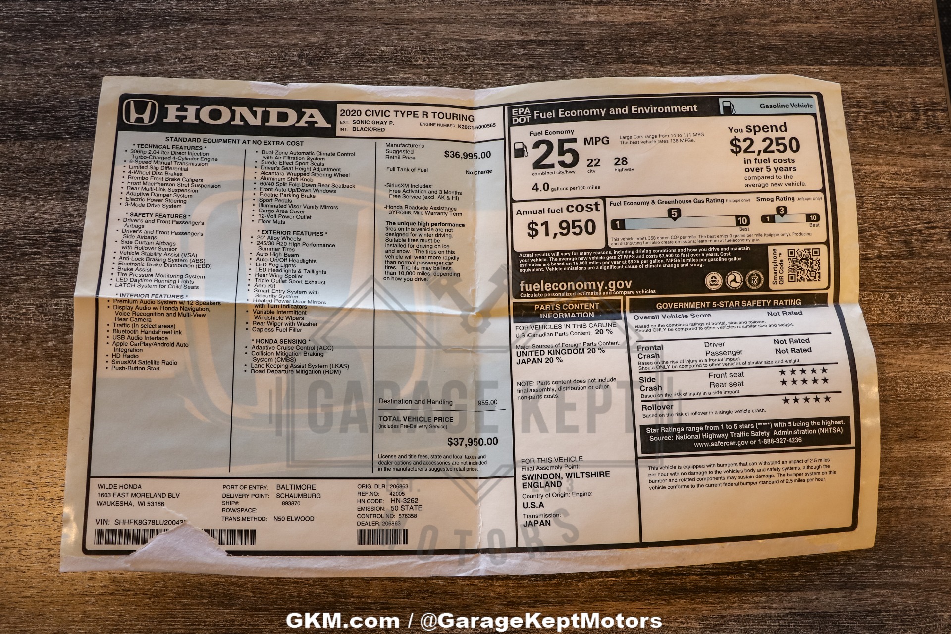 2020 Honda Civic 8