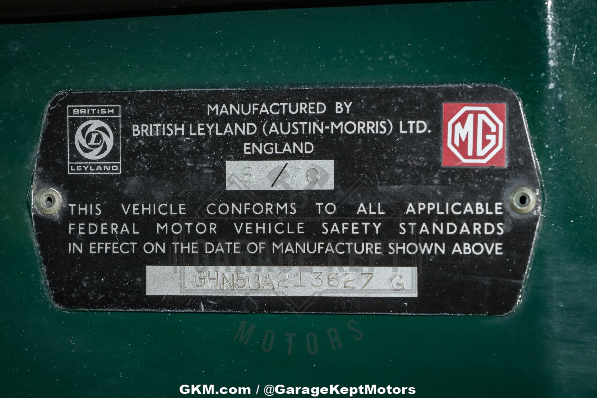 1970 MG MGB 133