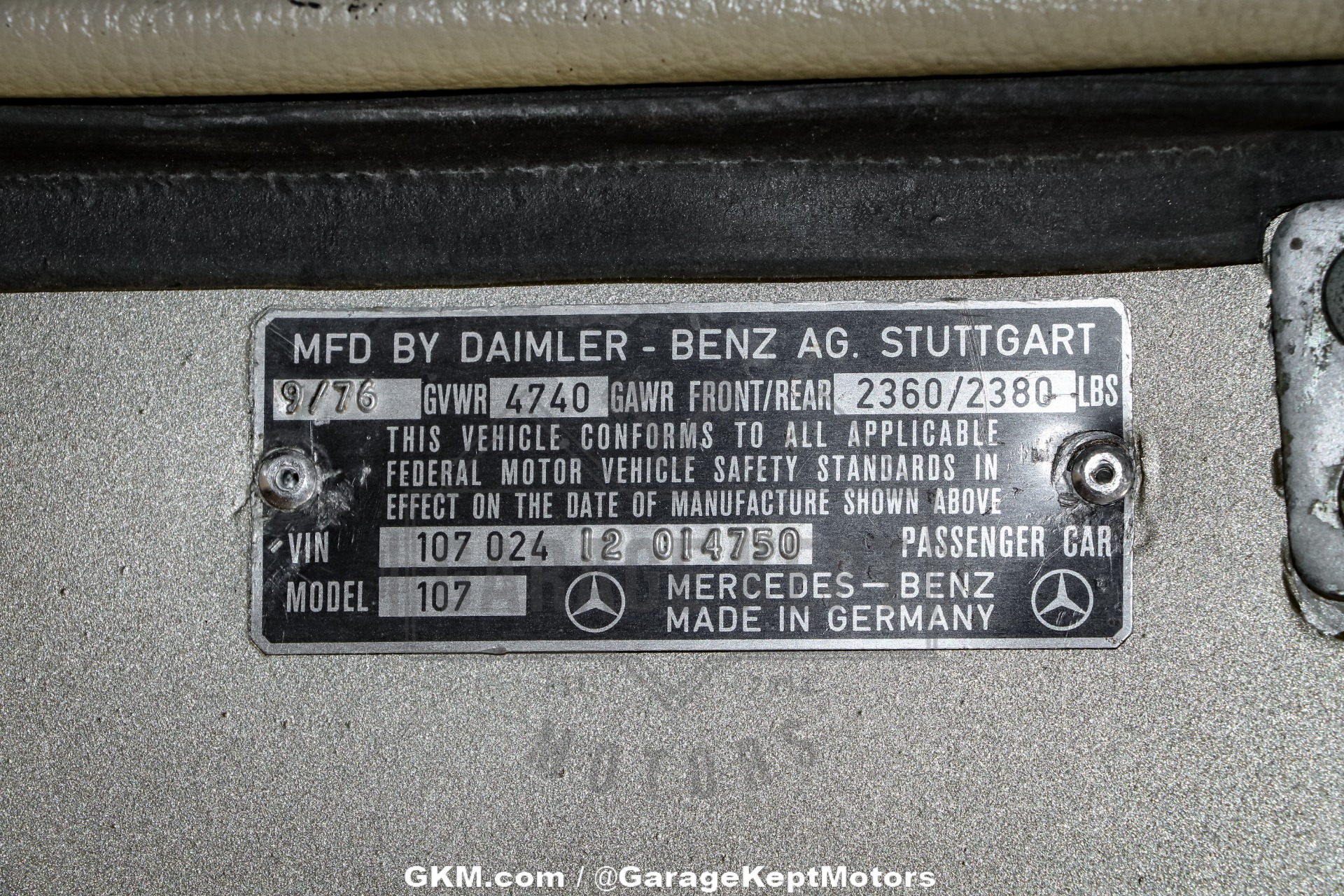 1976 Mercedes 450 SLC 132