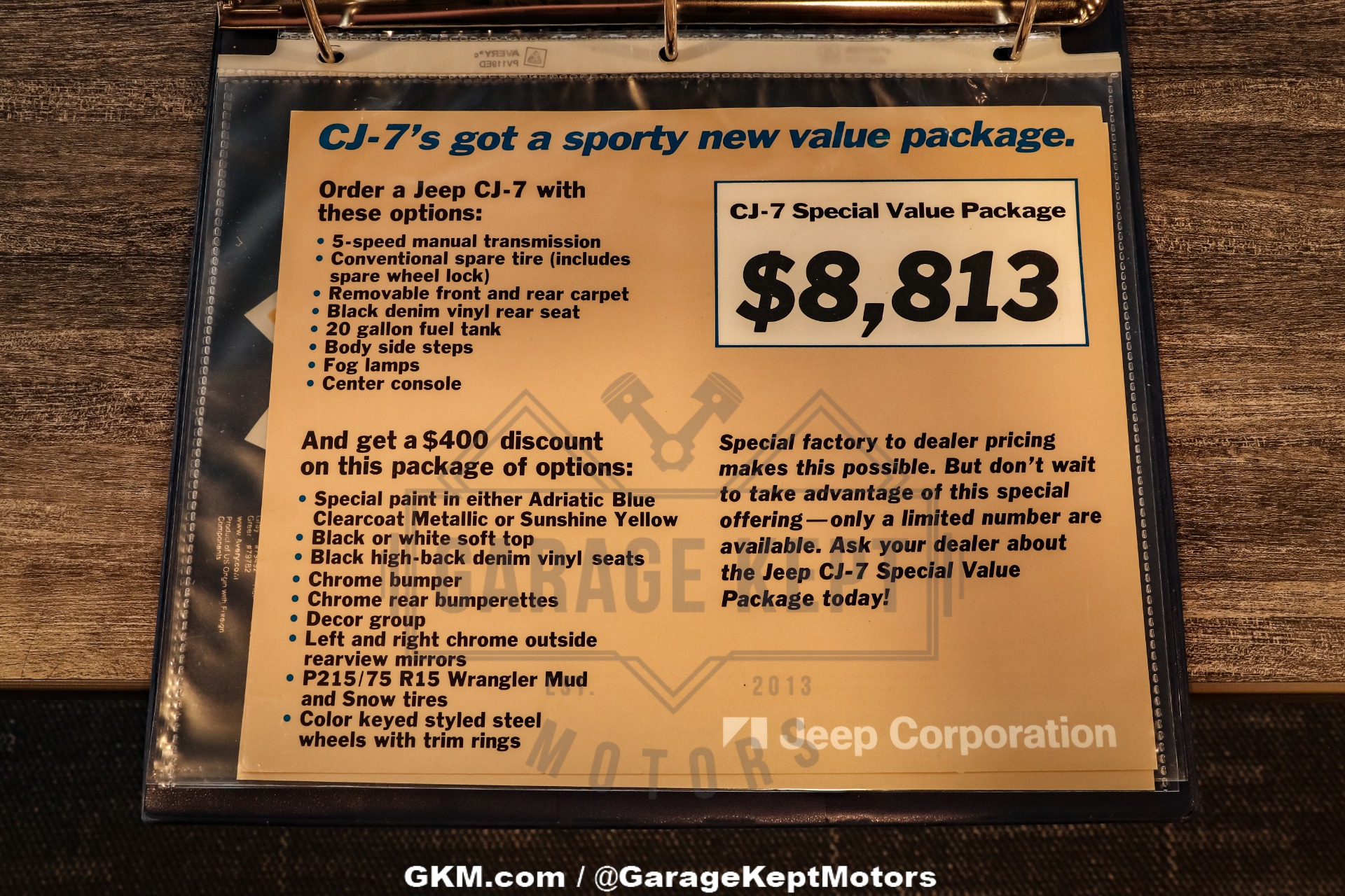 1984 Jeep CJ-7 202