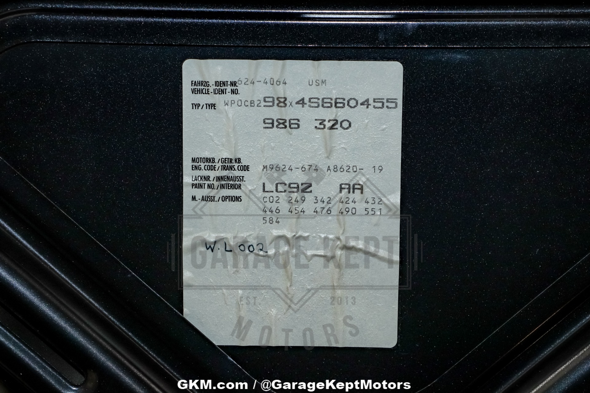 2004 Porsche Boxster 120