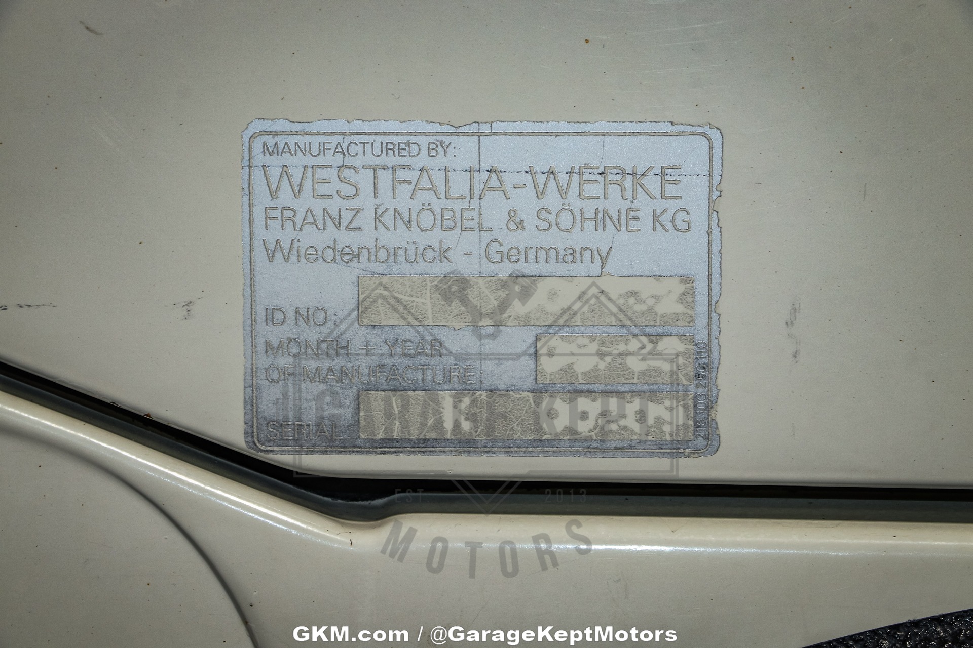 1989 Volkswagen Vanagon Westfalia 177
