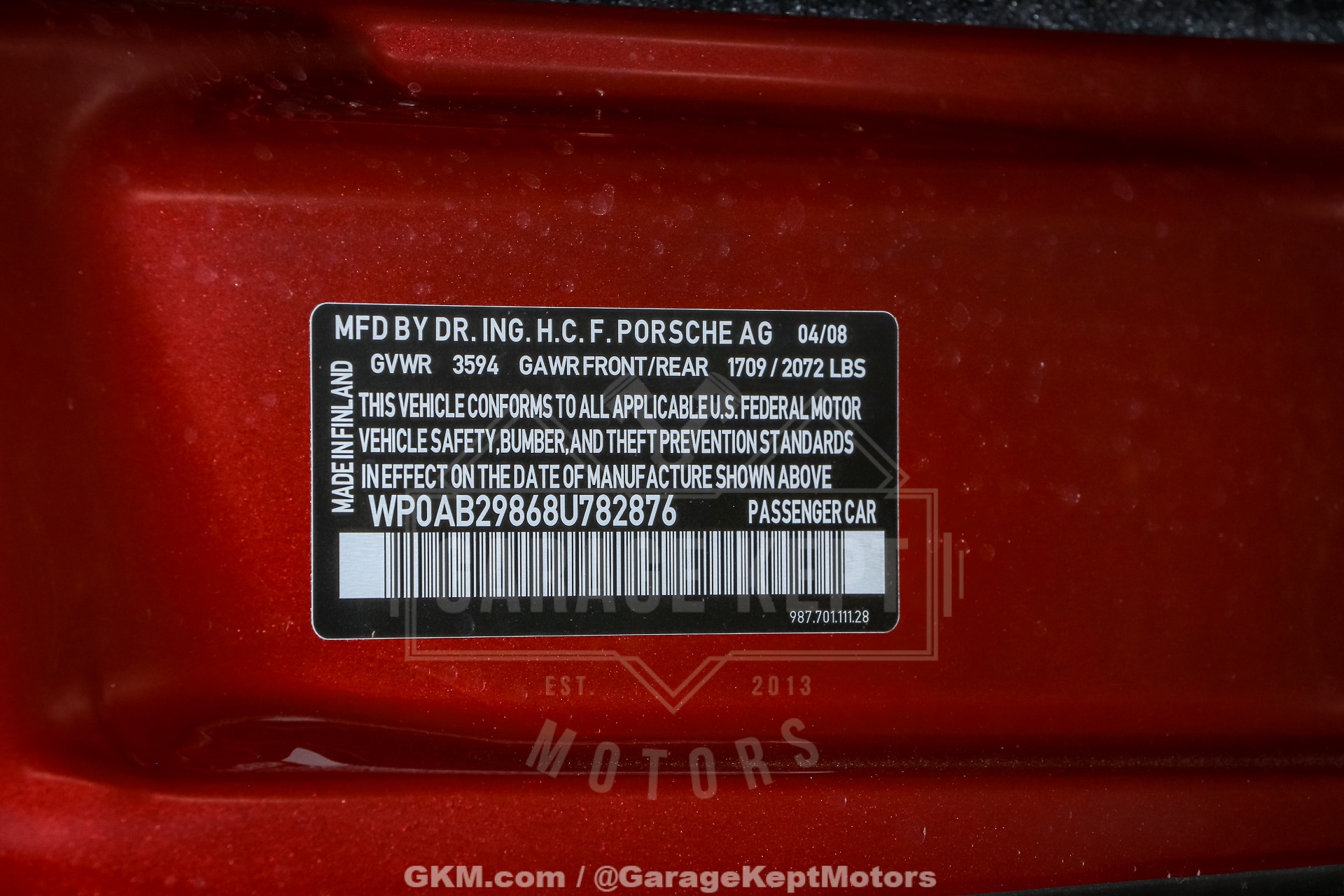 2008 Porsche Cayman 134