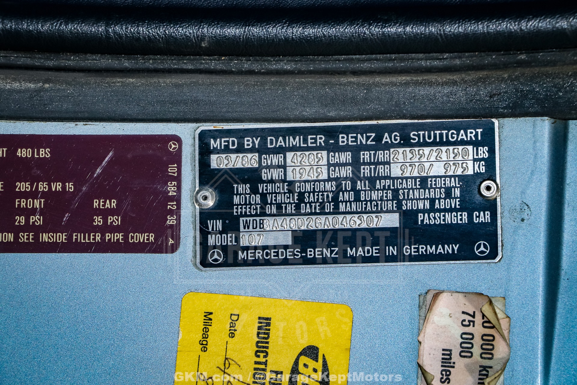 1986 Mercedes Benz 560SL 141