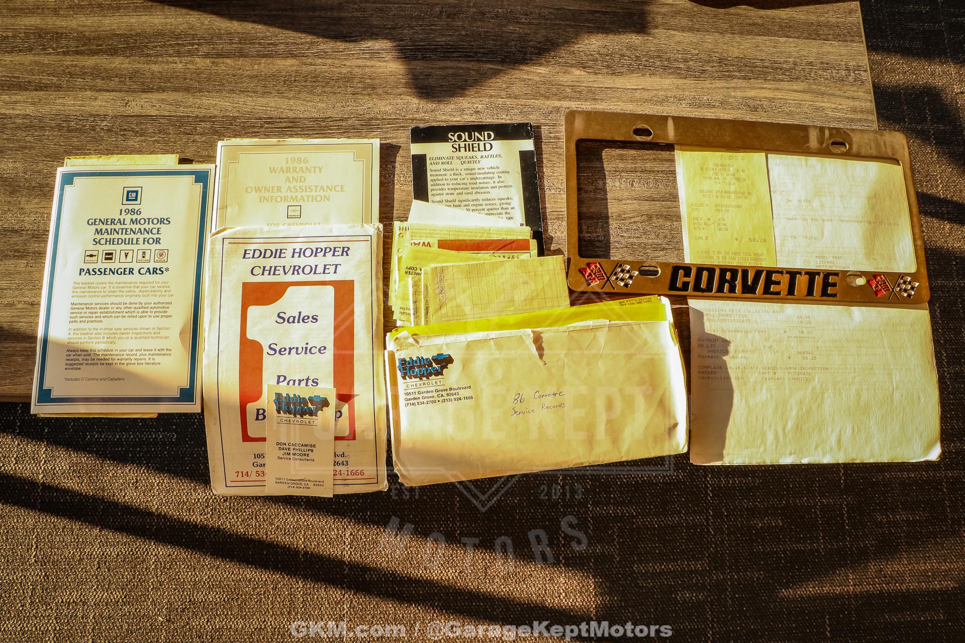 1986 Chevrolet Corvette 157