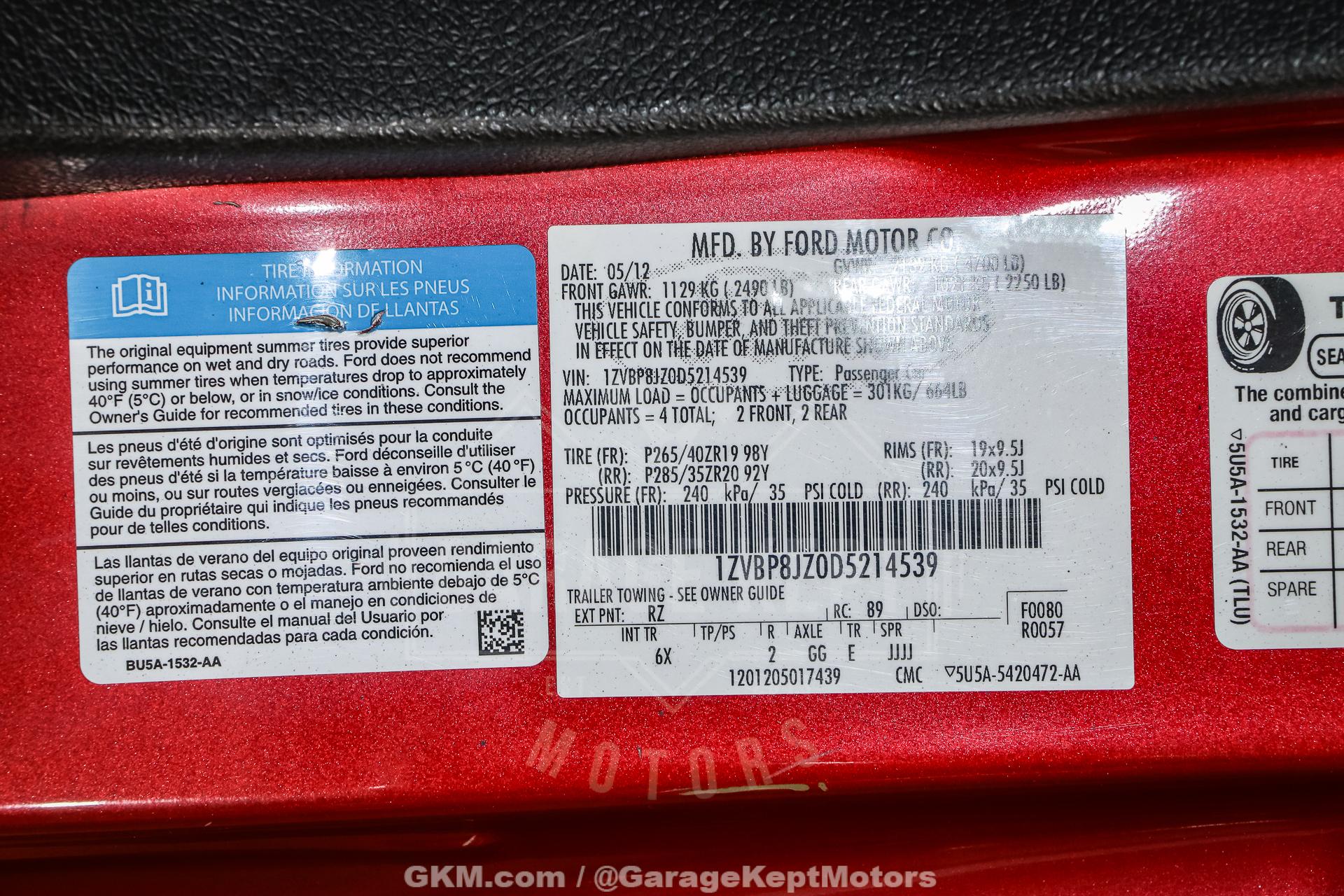 2013 Ford Shelby GT500 135