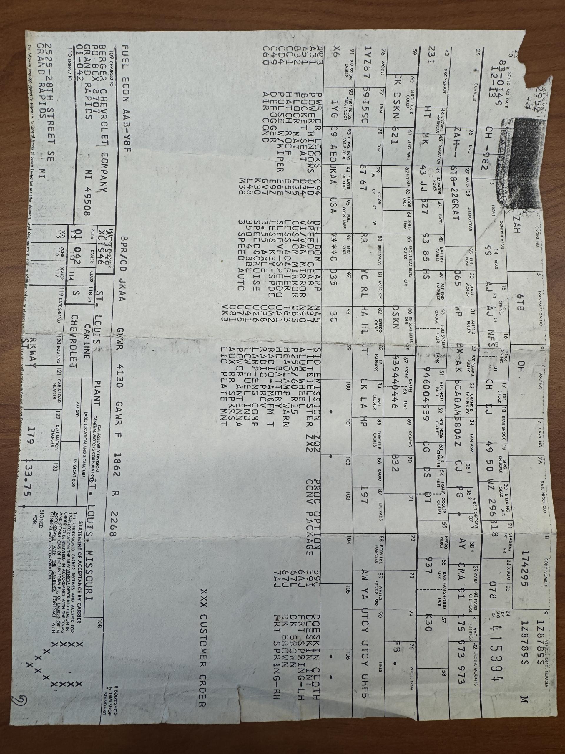 1979 Chevrolet Corvette 153