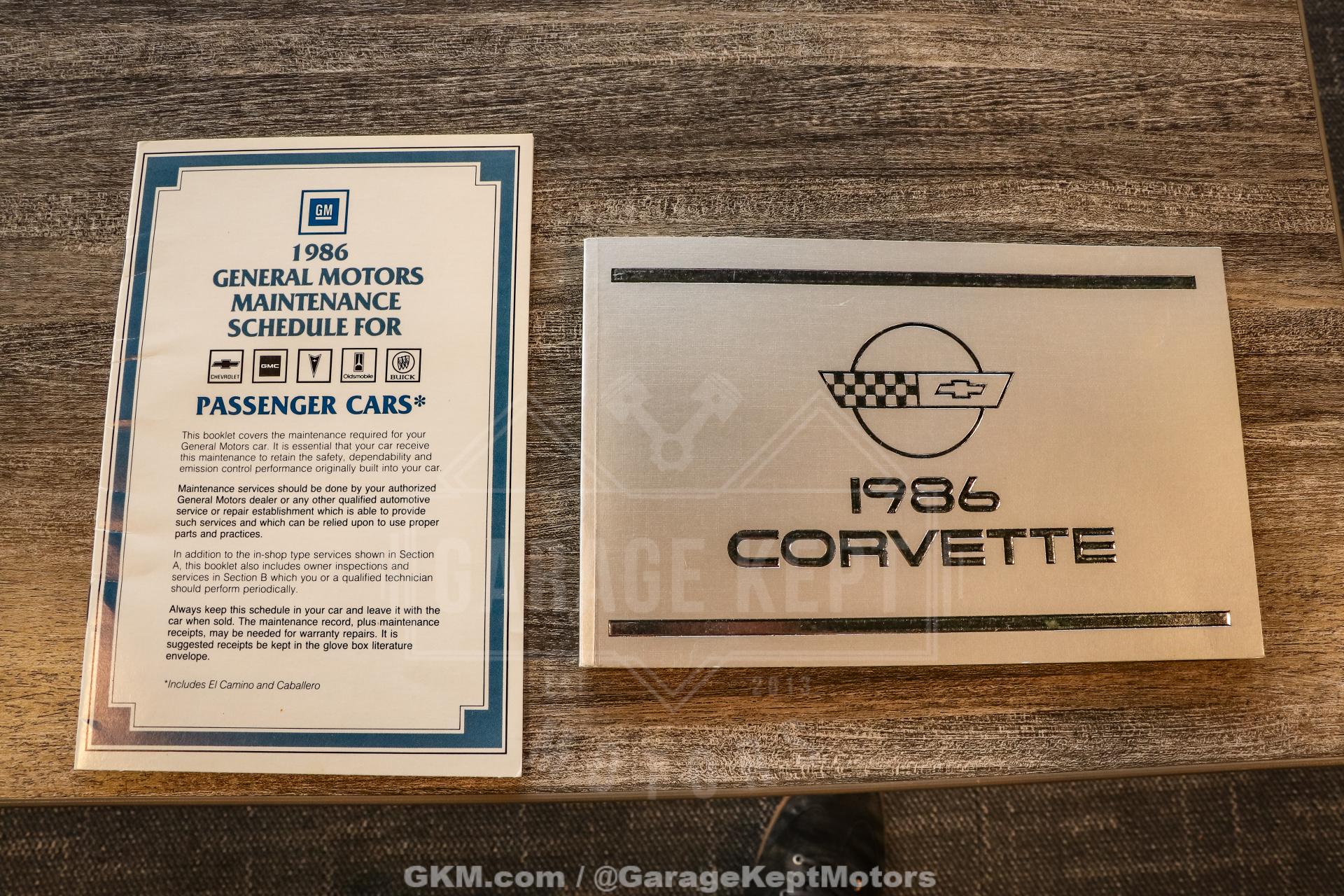 1986 Chevrolet Corvette 162