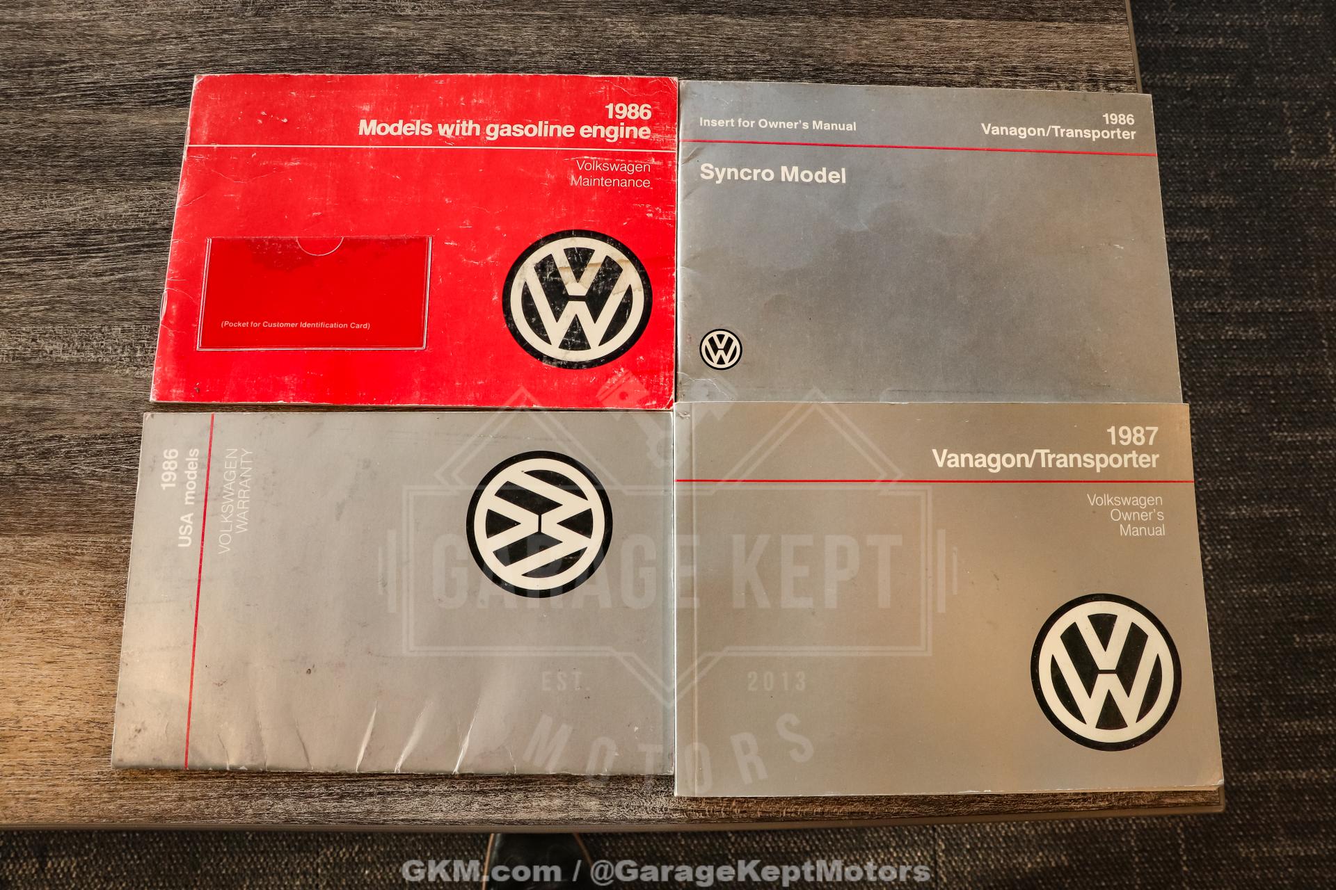 1986 Volkswagen Vanagon Westfalia Weekender Wolfsburg Syncro 205