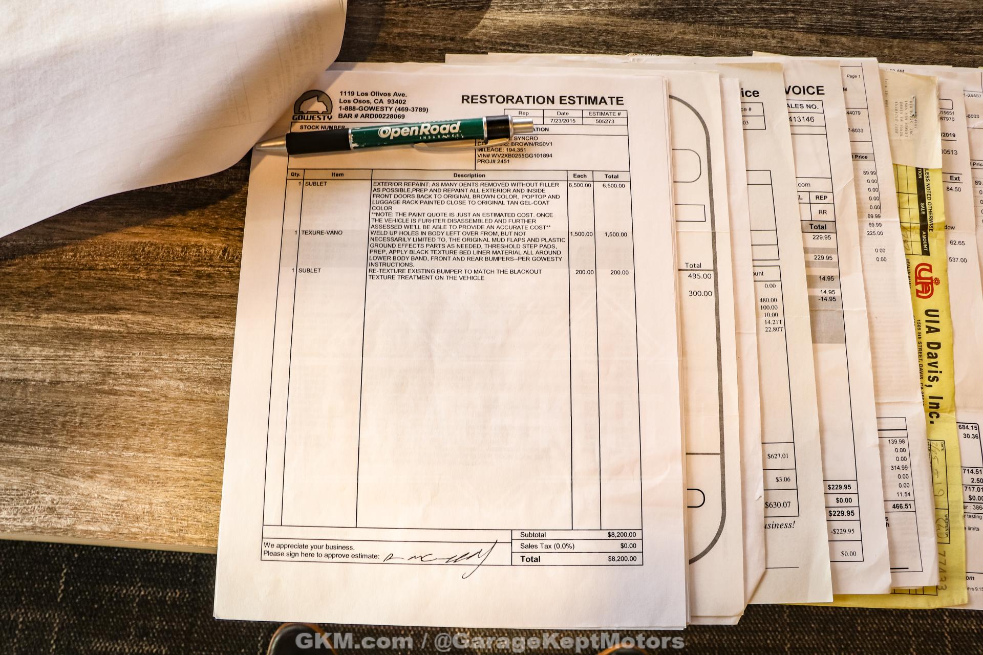 1986 Volkswagen Vanagon Westfalia Weekender Wolfsburg Syncro 213