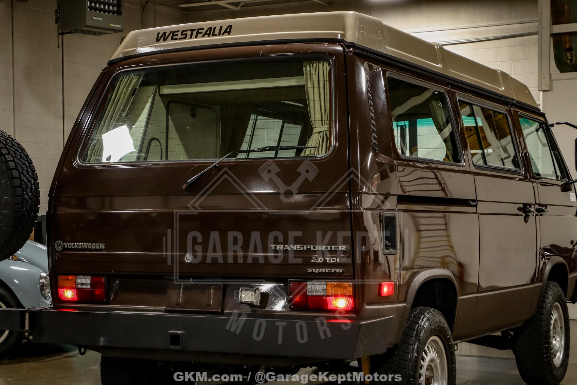 1986 Volkswagen Vanagon Westfalia Weekender Wolfsburg Syncro 50