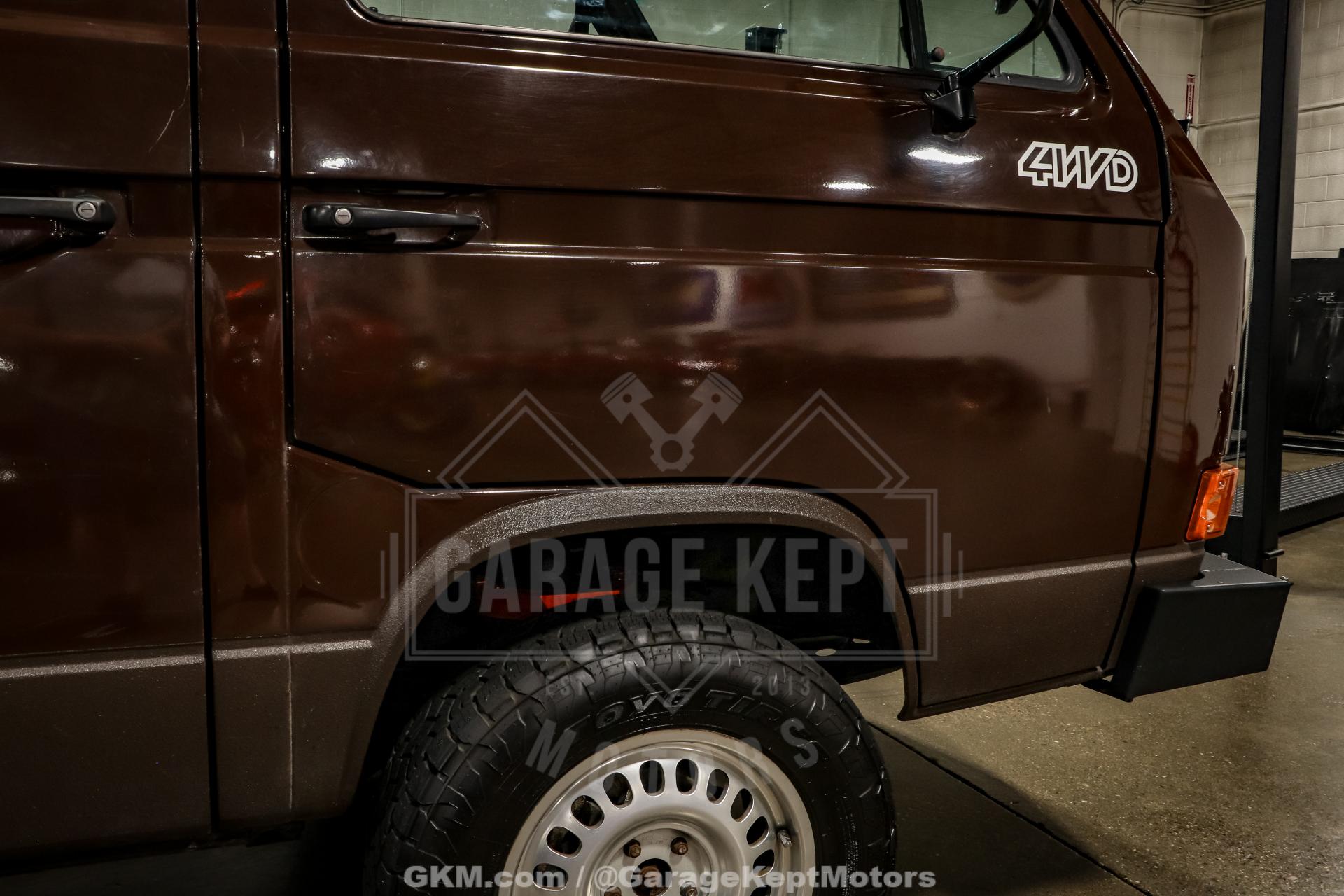 1986 Volkswagen Vanagon Westfalia Weekender Wolfsburg Syncro 57