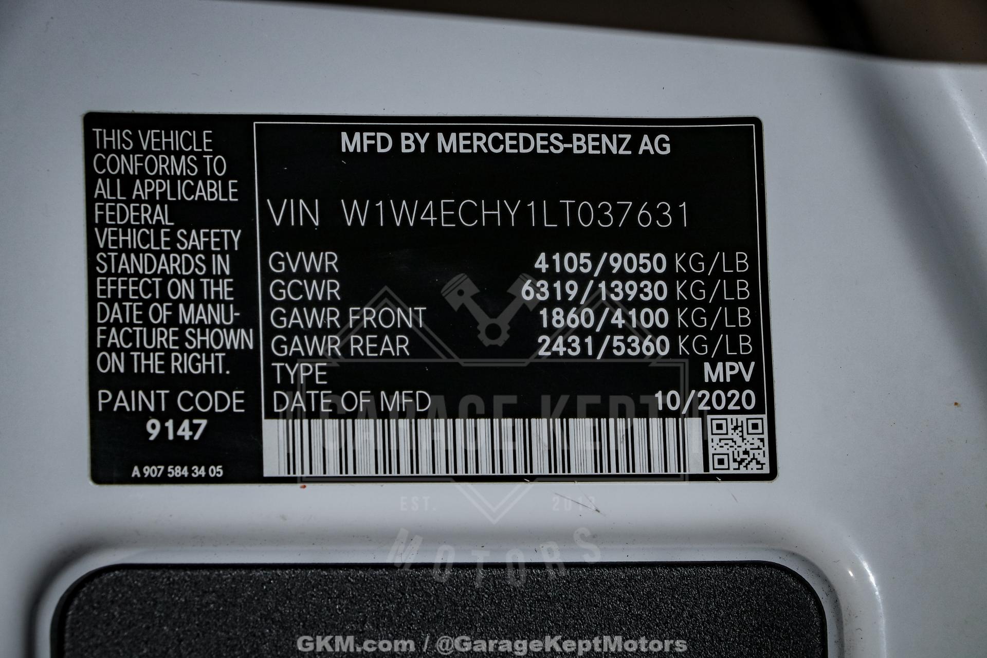 2020 Mercedes-Benz Sprinter 209