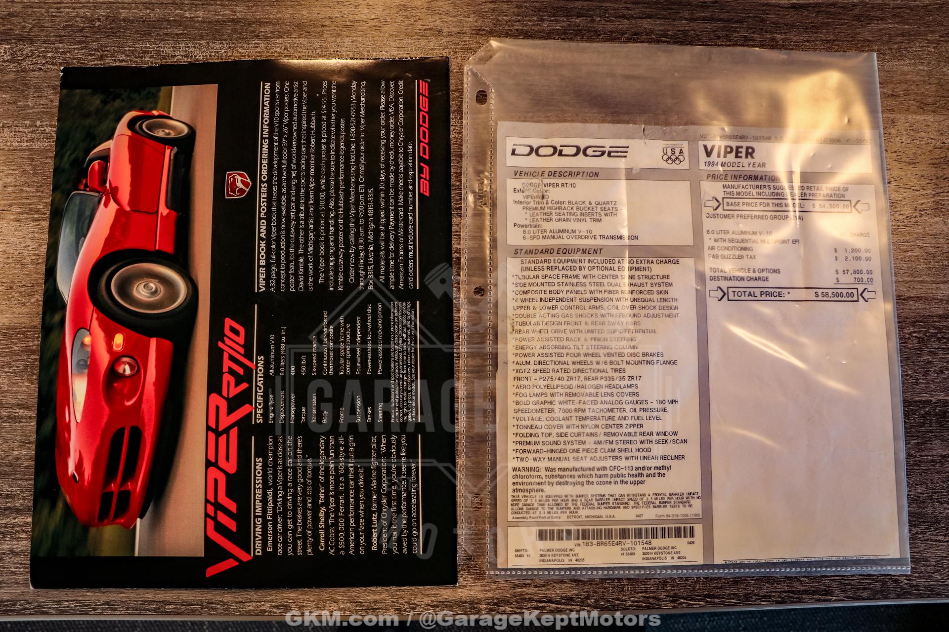 1994 Dodge Viper 171