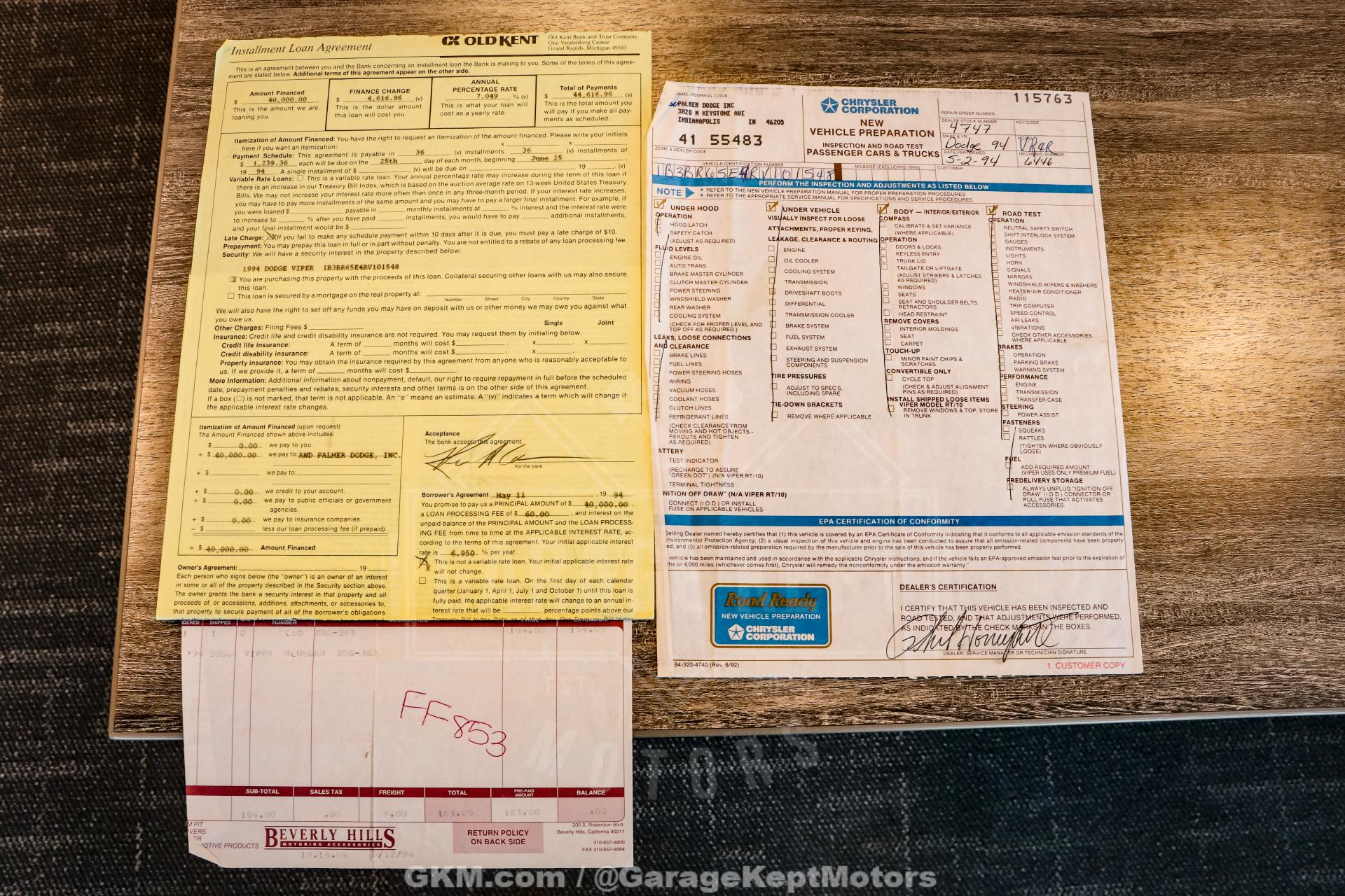 1994 Dodge Viper 174