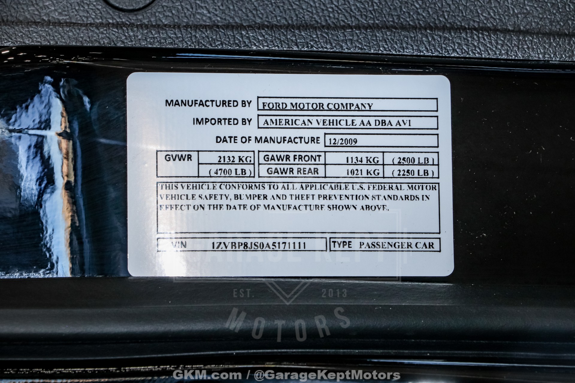 2010 Ford Shelby GT500 149