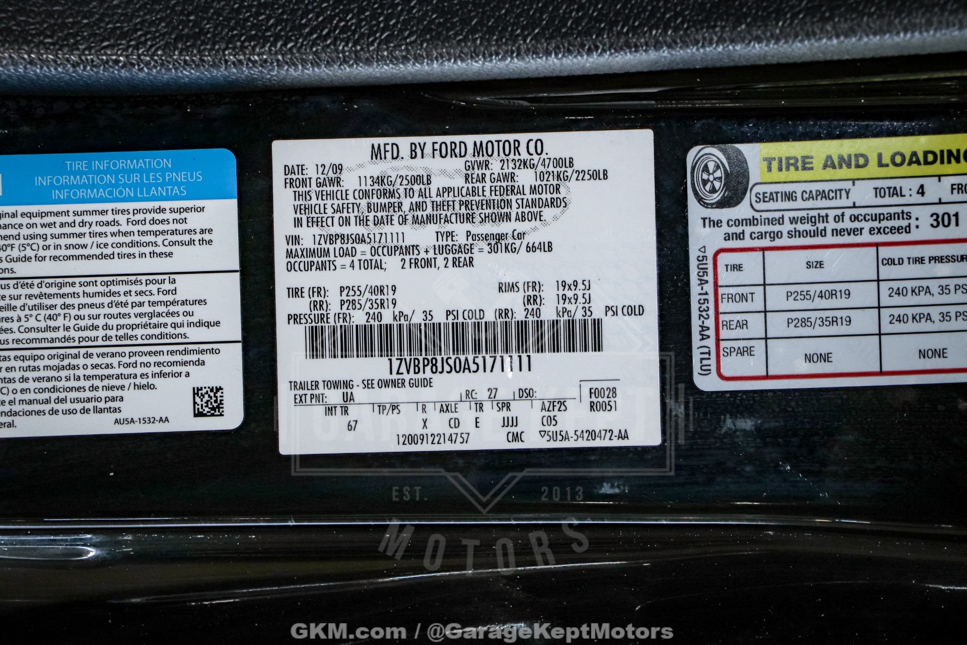 2010 Ford Shelby GT500 150