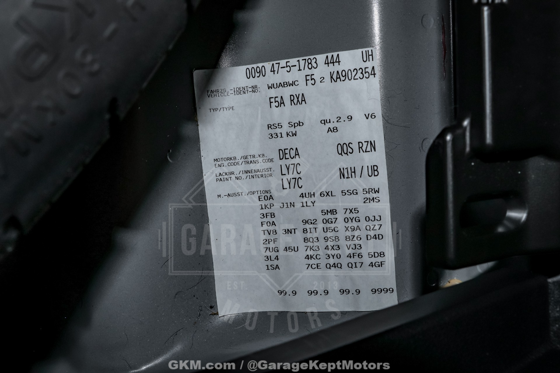 2019 Audi RS 5 Sportback 107