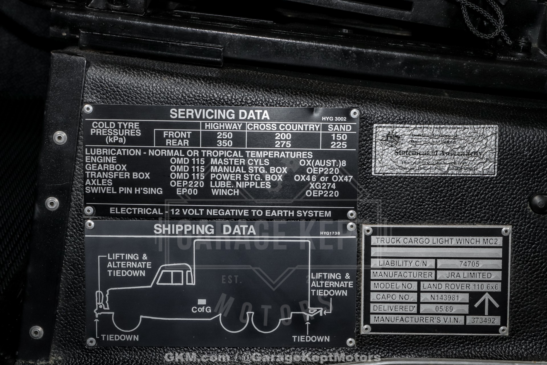 1989 Land Rover Defender 110 Perentie 6x6 110