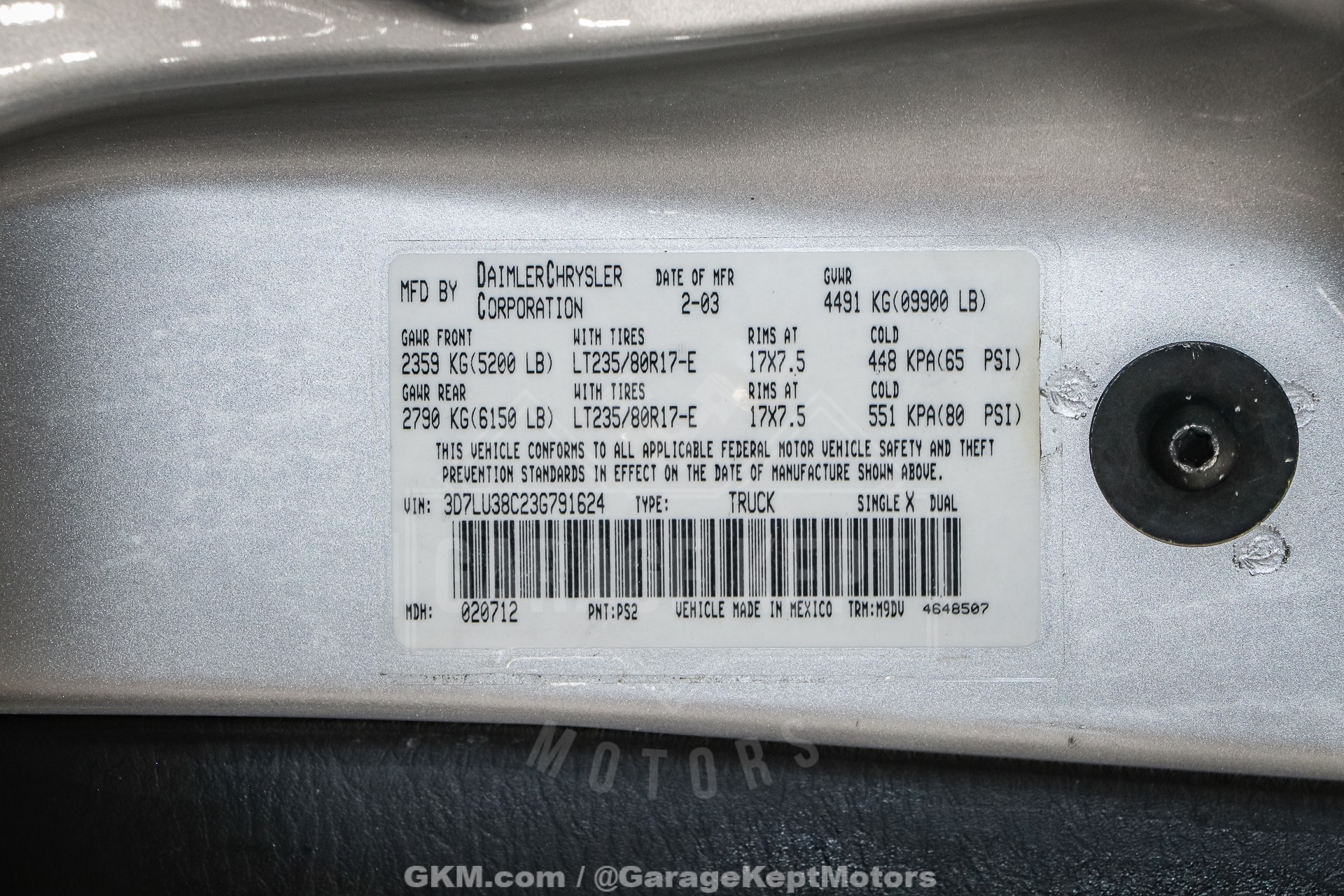 2003 Dodge RAM 3500 SLT 143