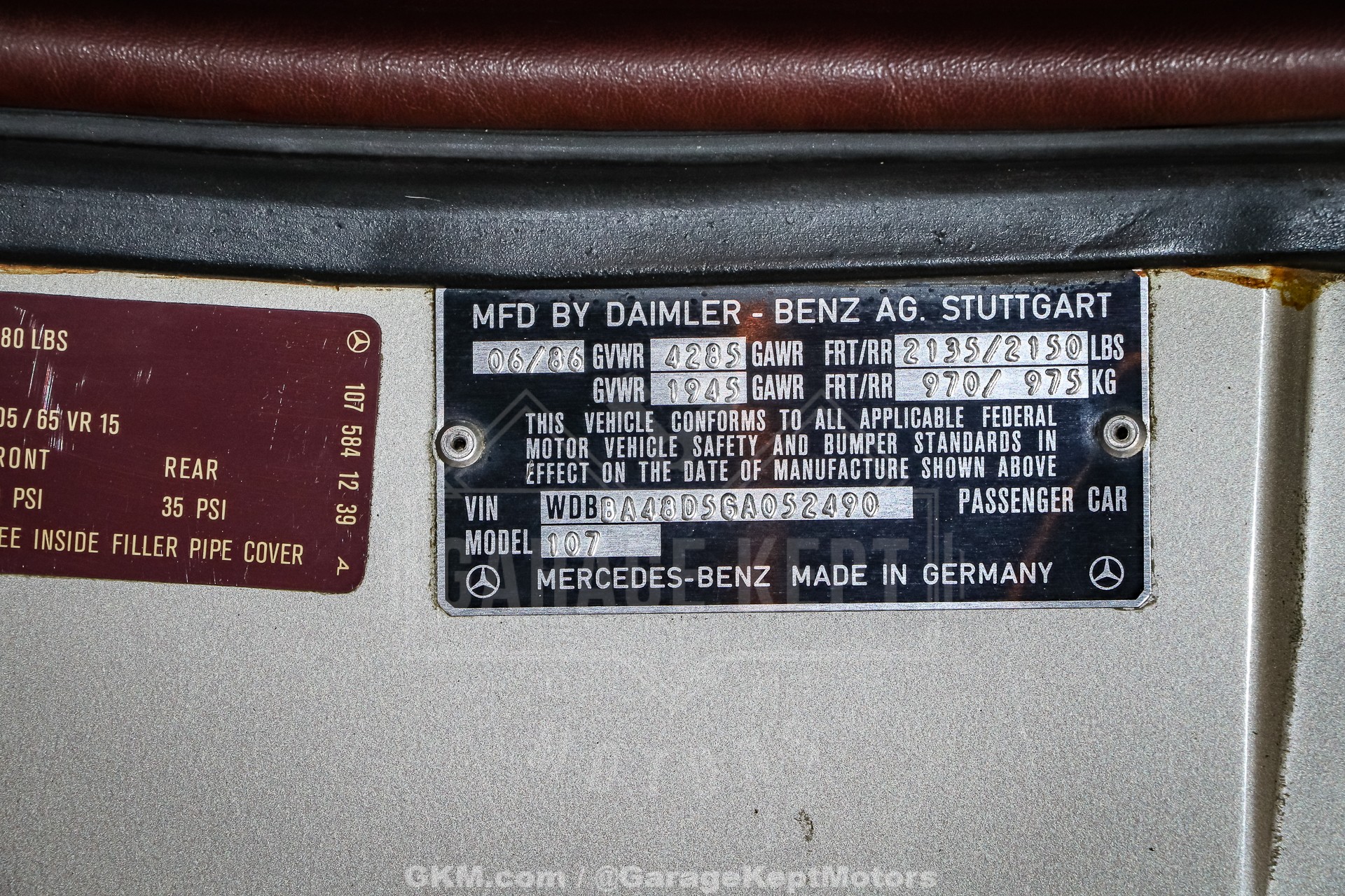 1986 Mercedes-Benz 560SL 144