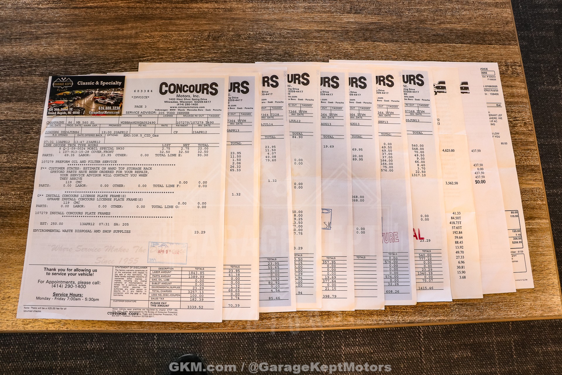 1986 Mercedes-Benz 560SL 181