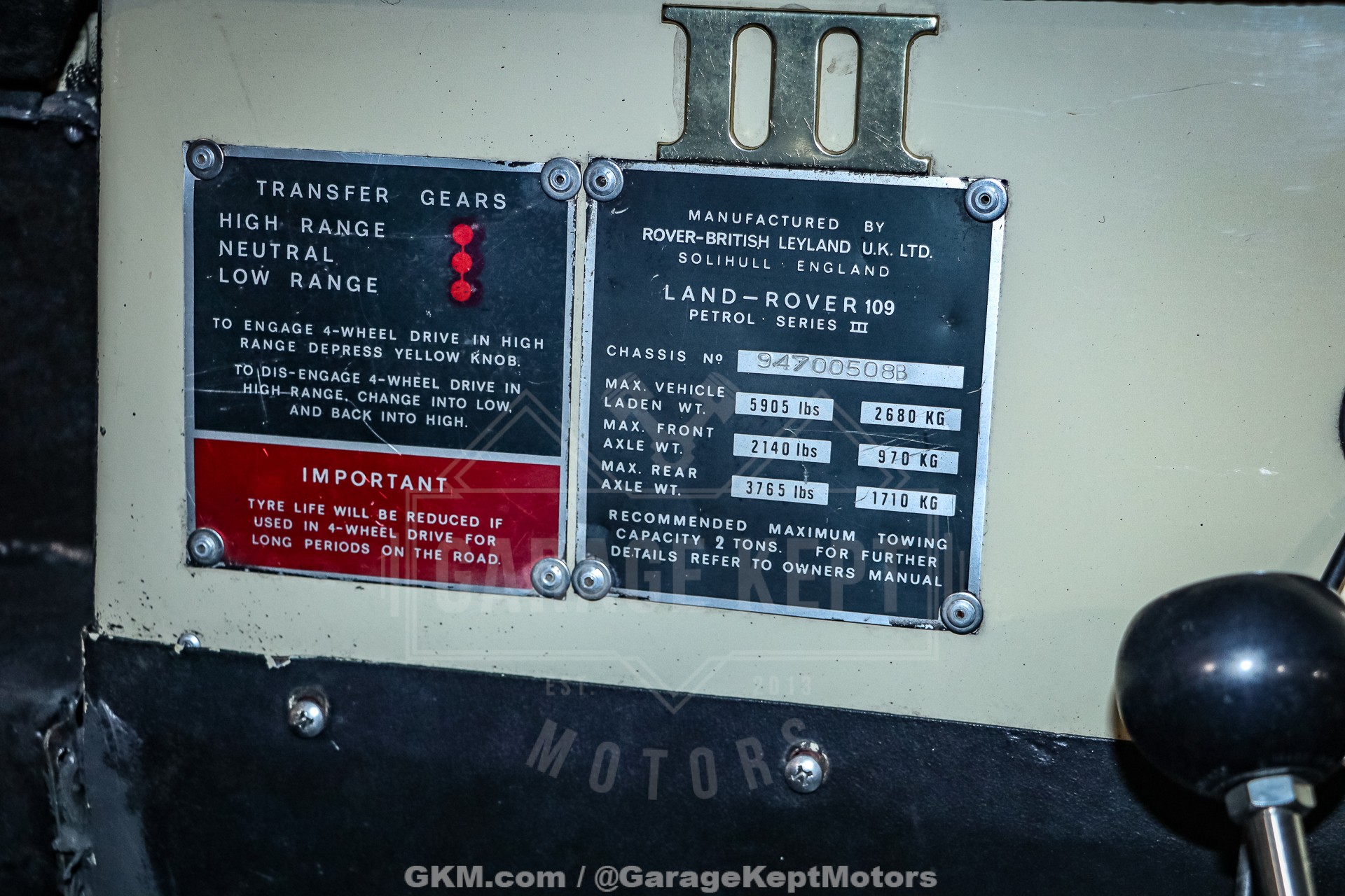 1974 Land Rover 109 Series III Wagon 76