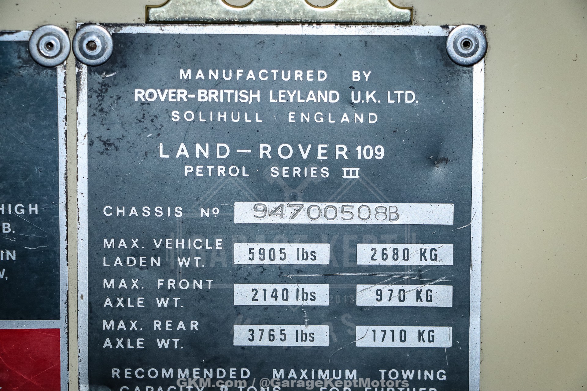 1974 Land Rover 109 Series III Wagon 77