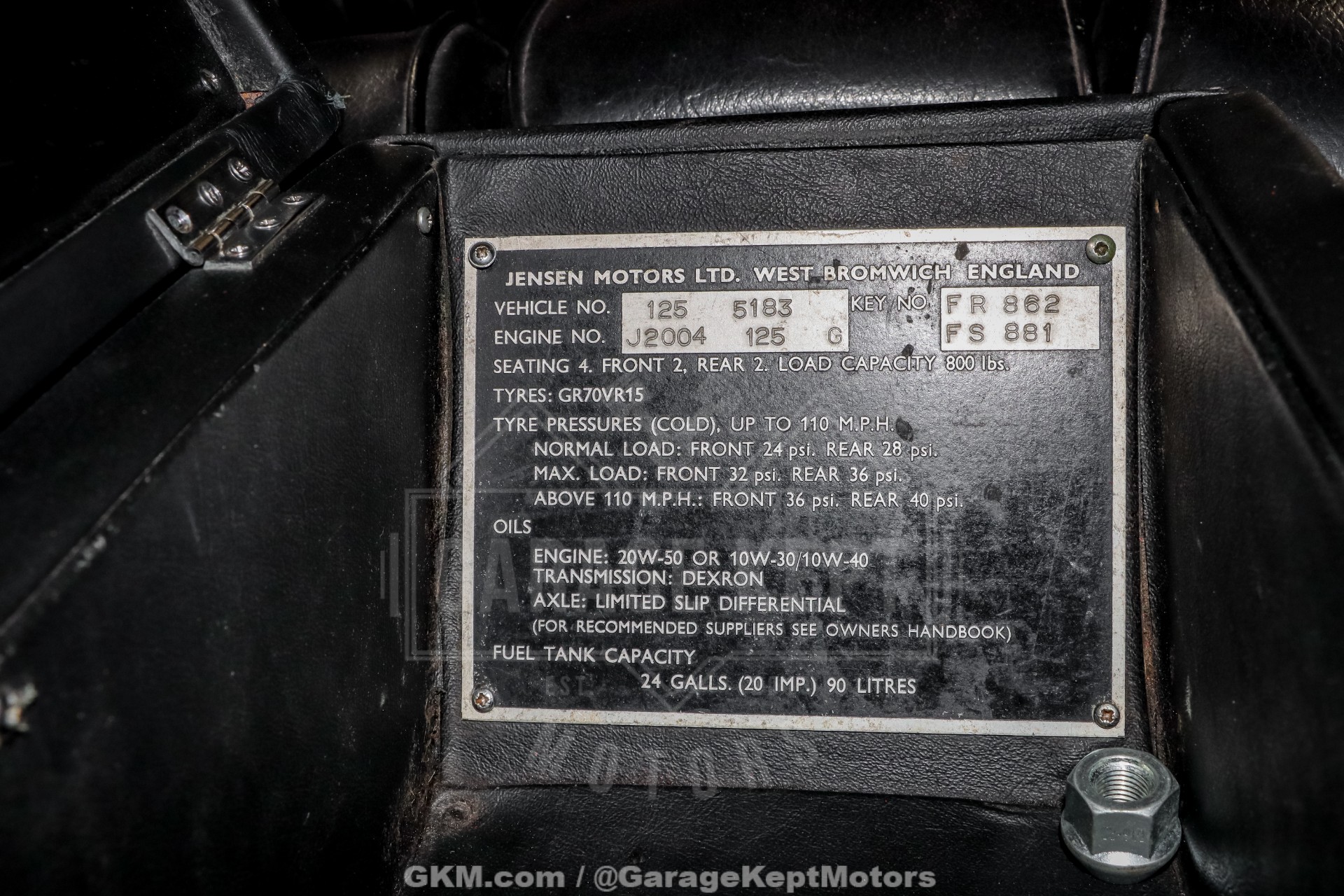 1971 Jensen Interceptor 121