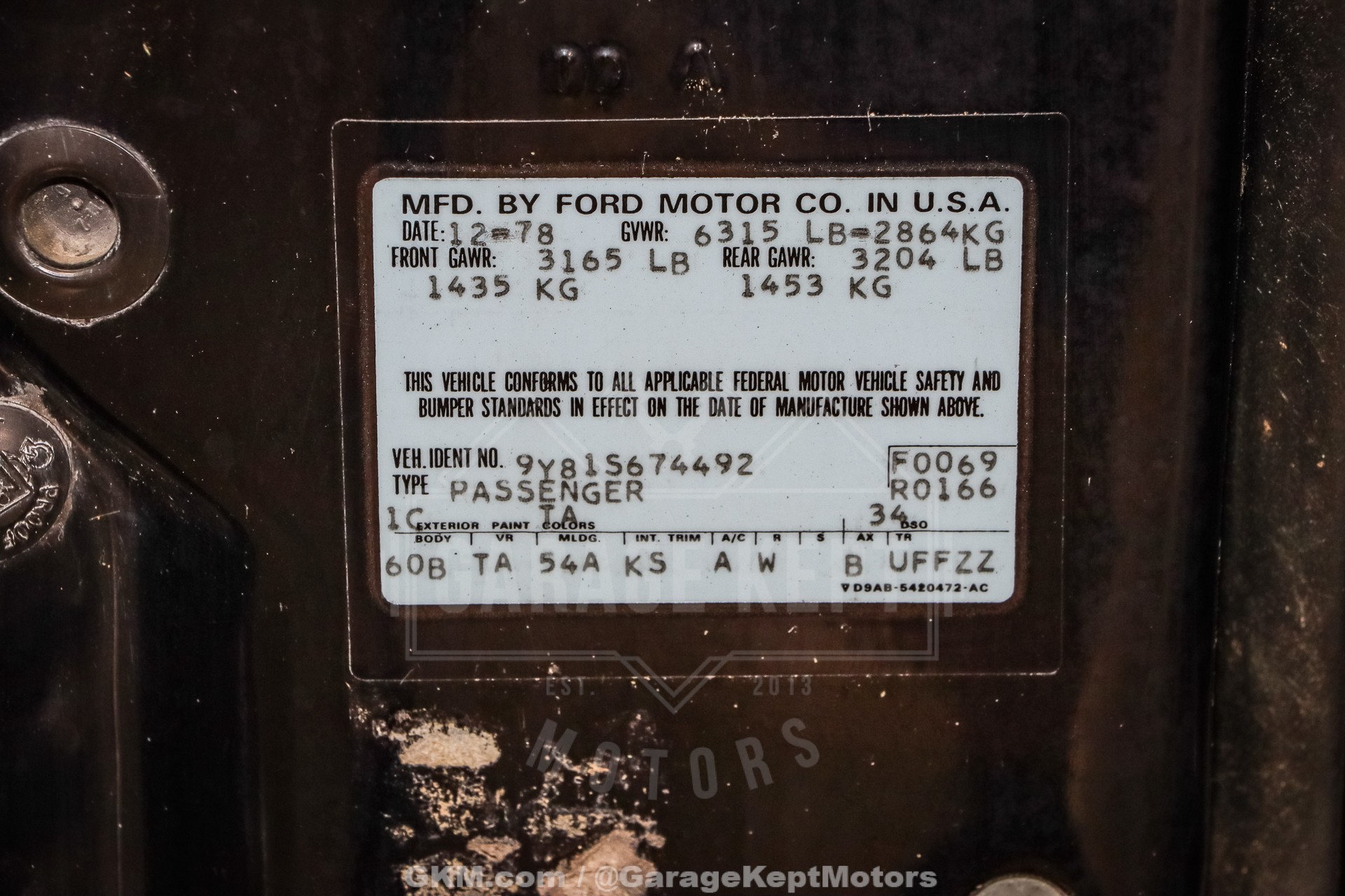 1979 Lincoln Continental 131