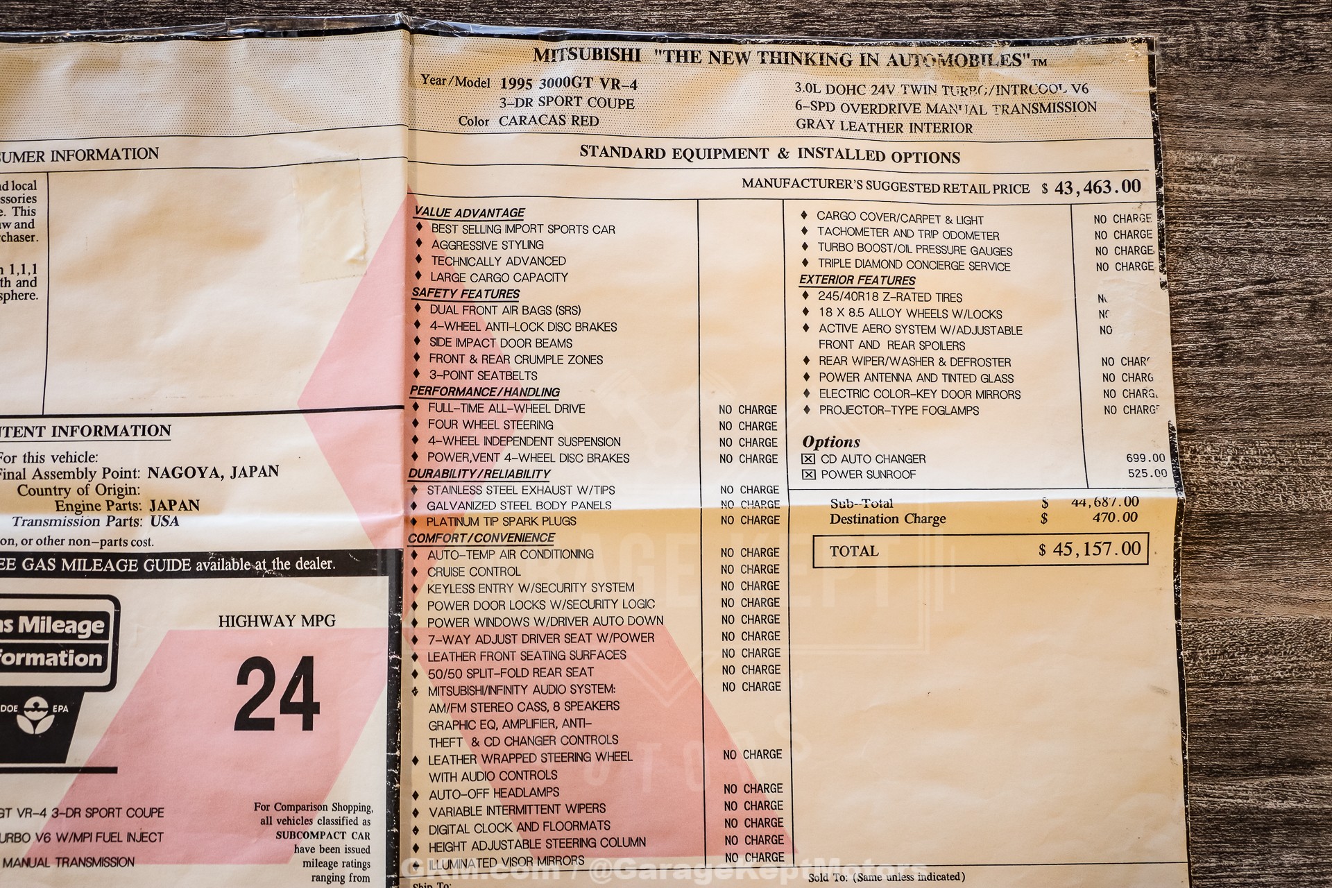 1995 Mitsubishi 3000GT 187