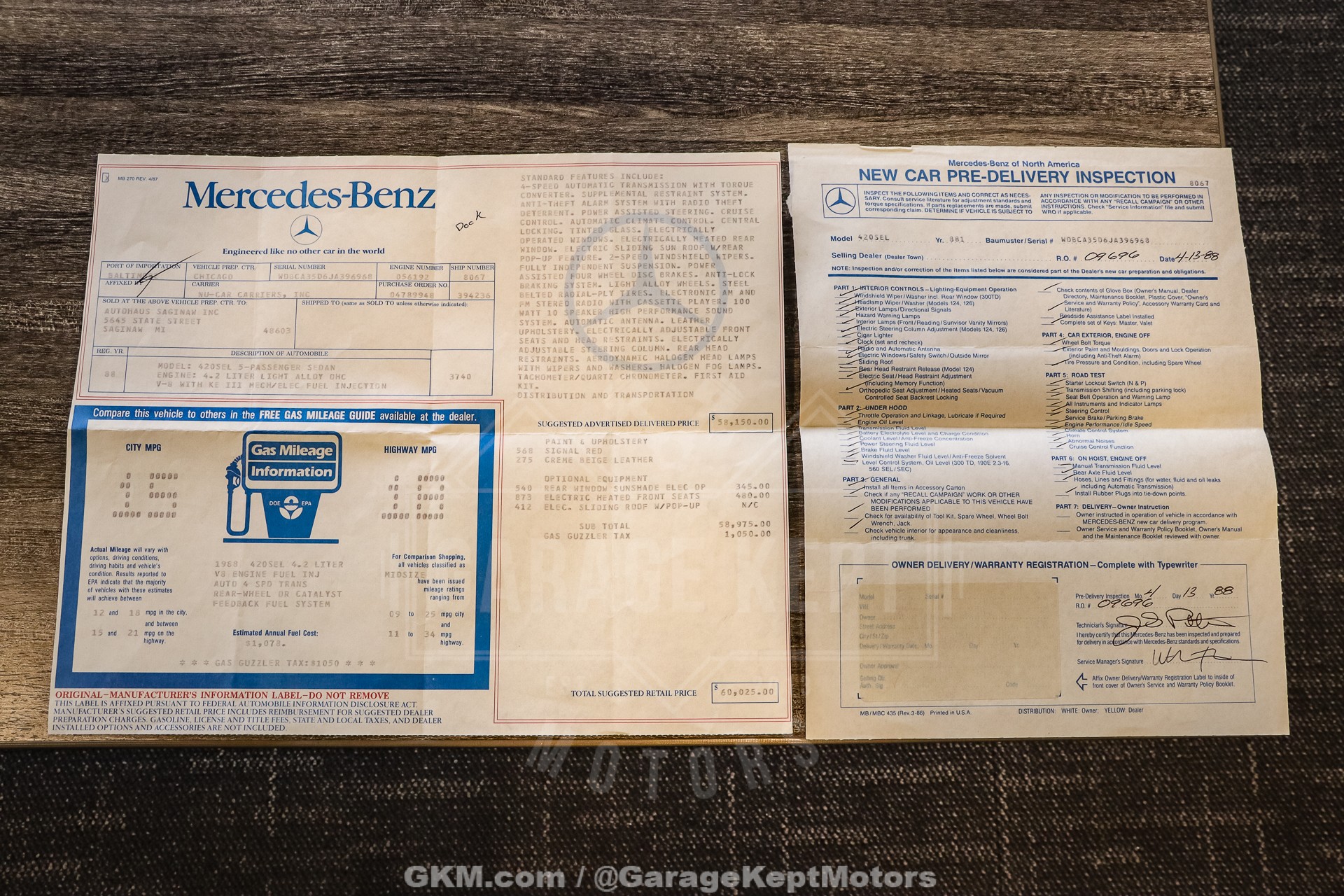 1988 Mercedes-Benz 420-Class 185