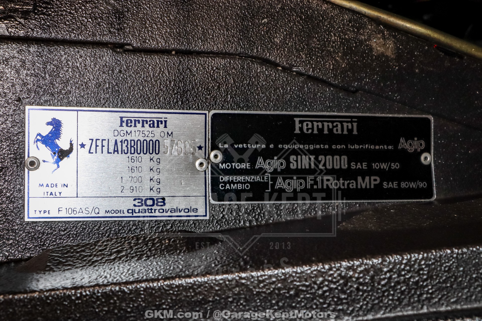 1985 Ferrari 308 GTS Quattrovalvole 124