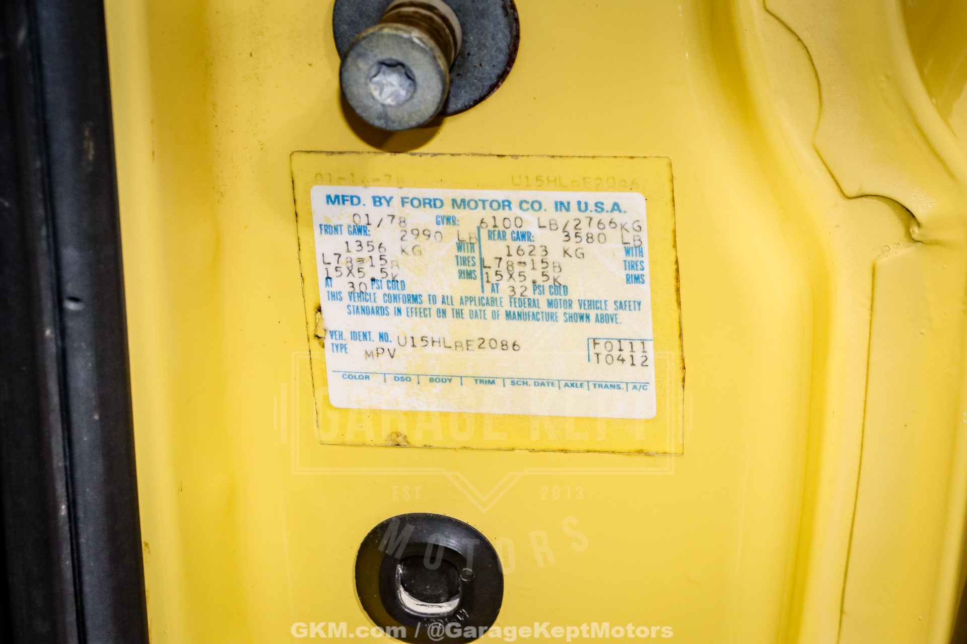 1978 Ford Bronco 112