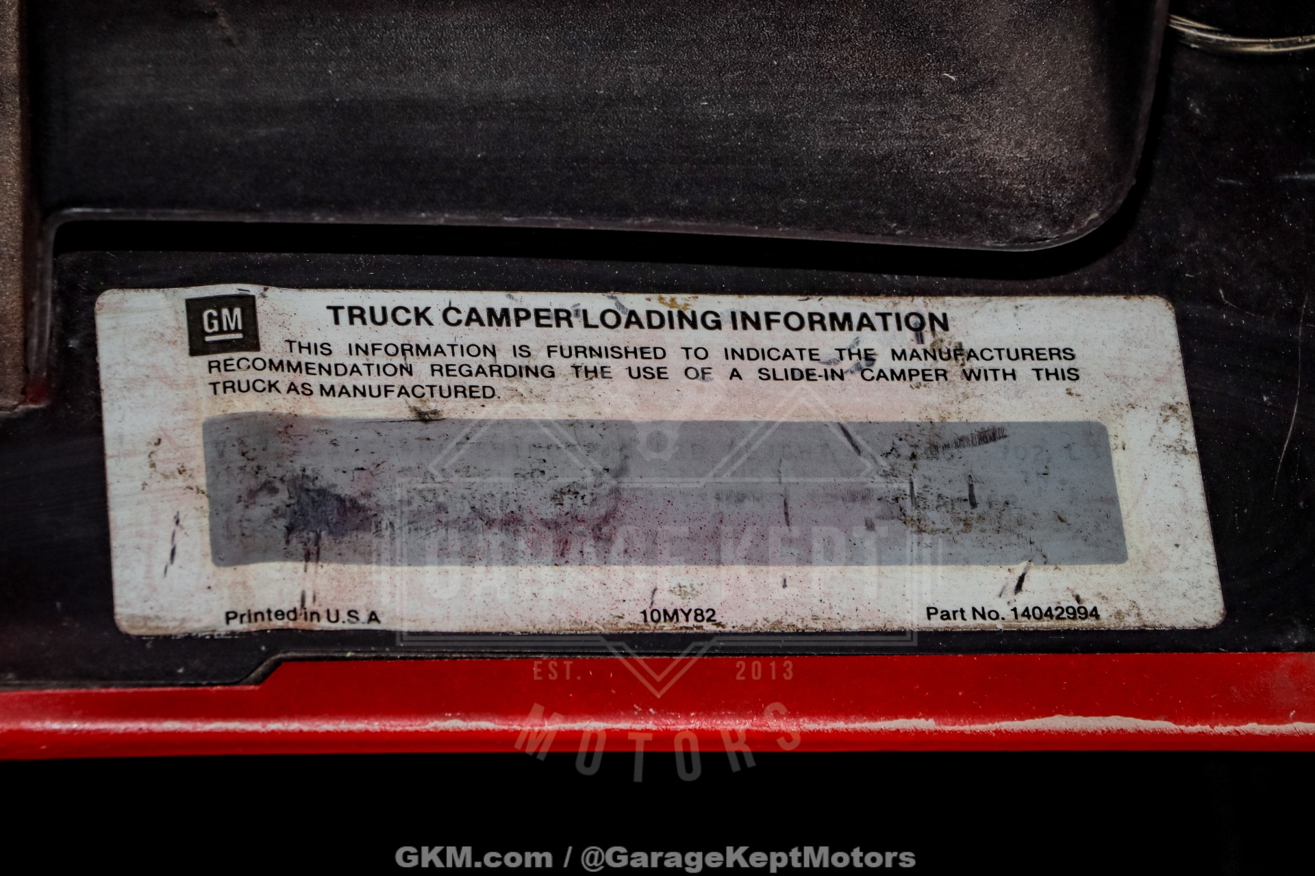 1985 GMC C/K 1500 Series 111