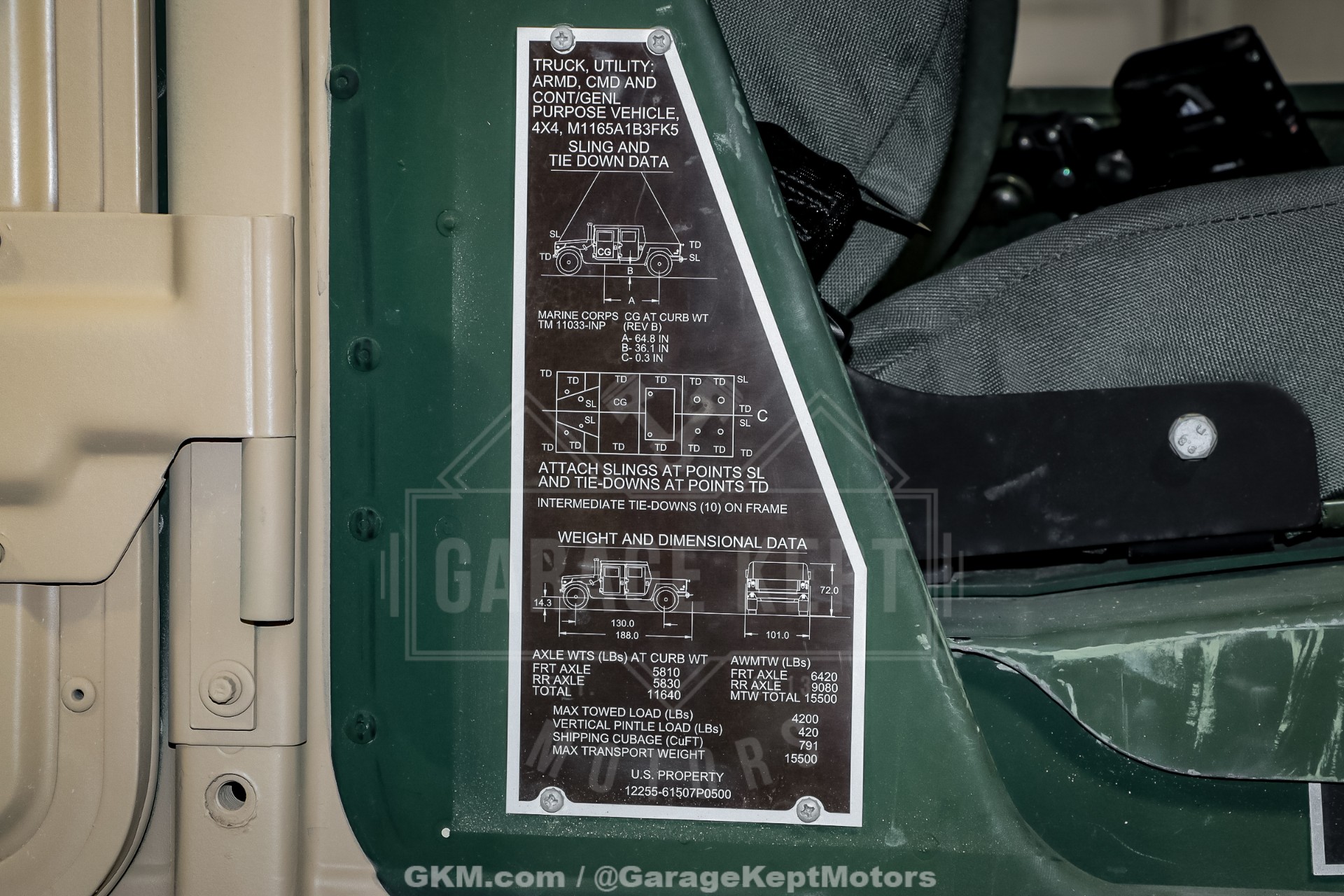 2009 AM General Hummer Humvee M1165A1 95