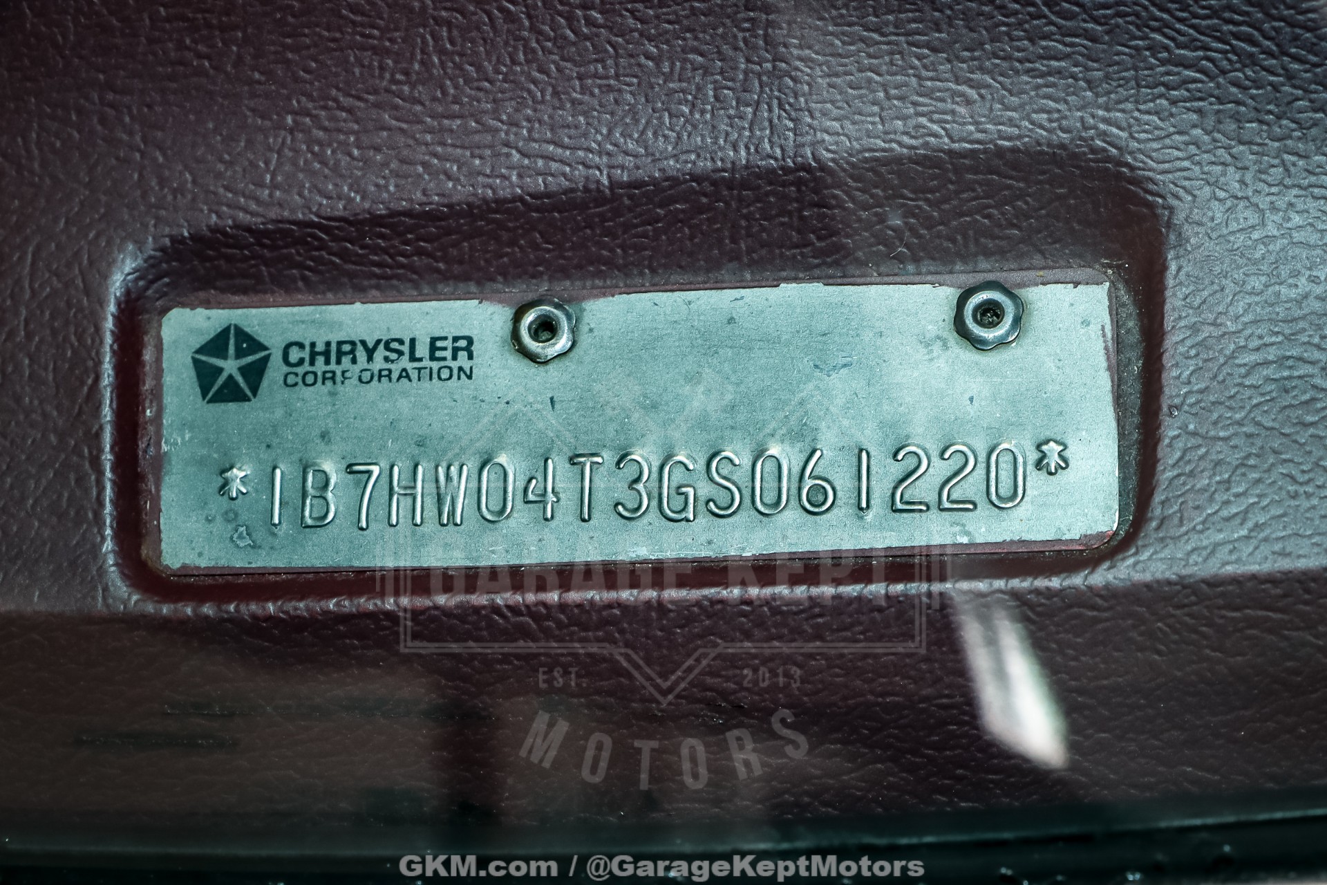 1986 Dodge RAM 100 132