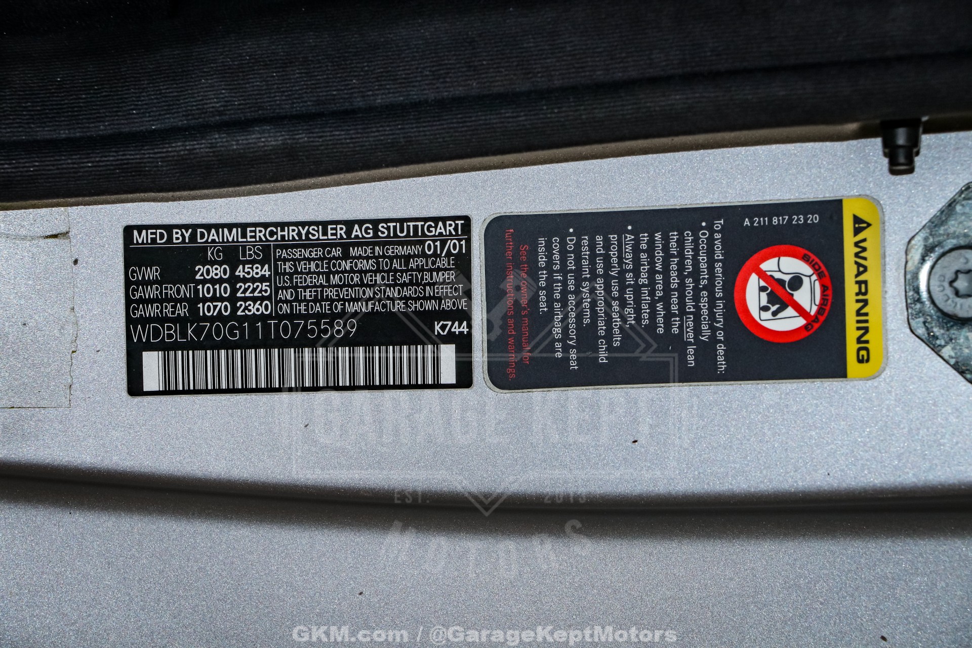 2001 Mercedes-Benz CLK 166