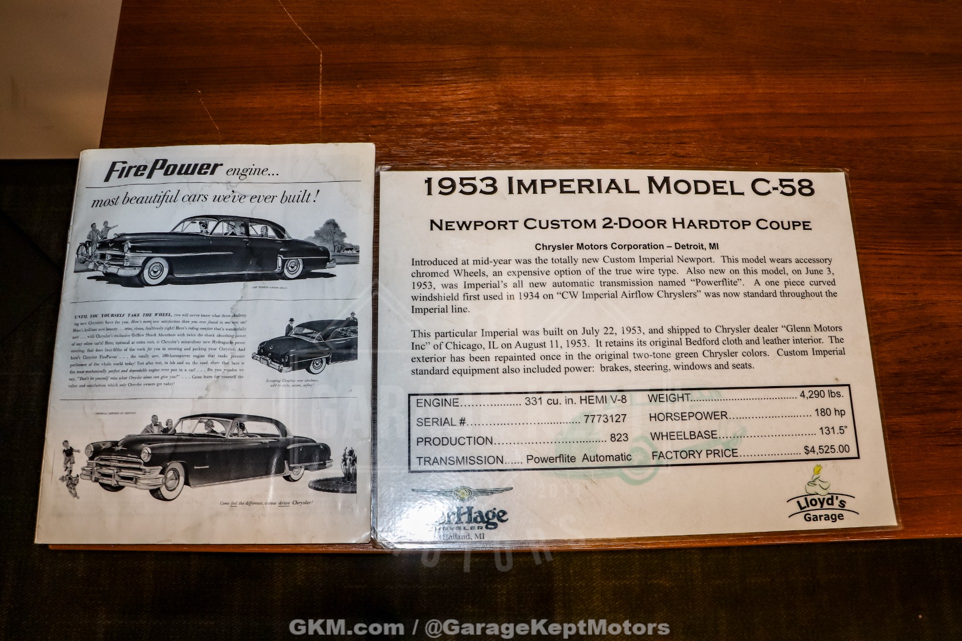 1953 Chrysler Imperial 225