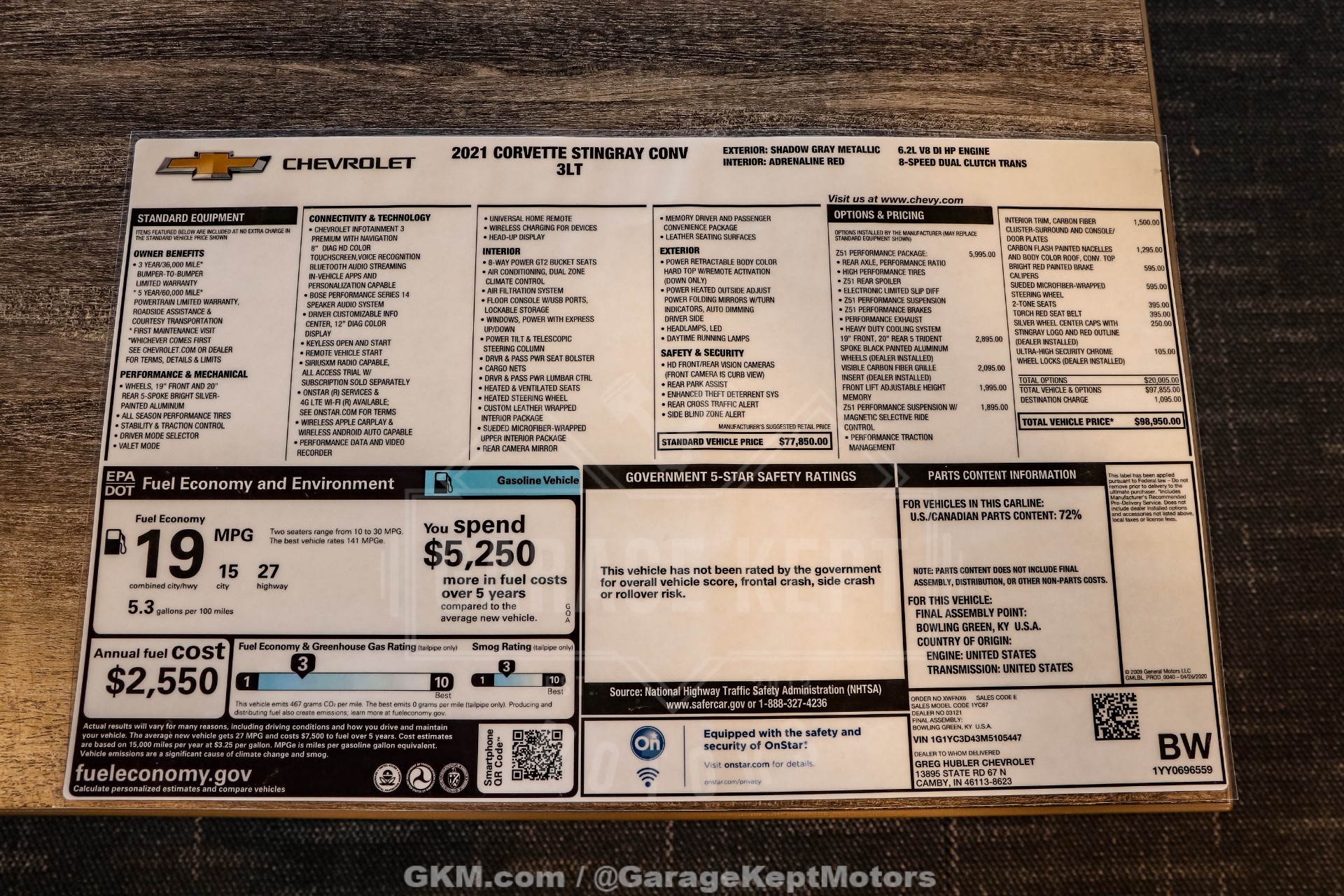 2021 Chevrolet Corvette 217