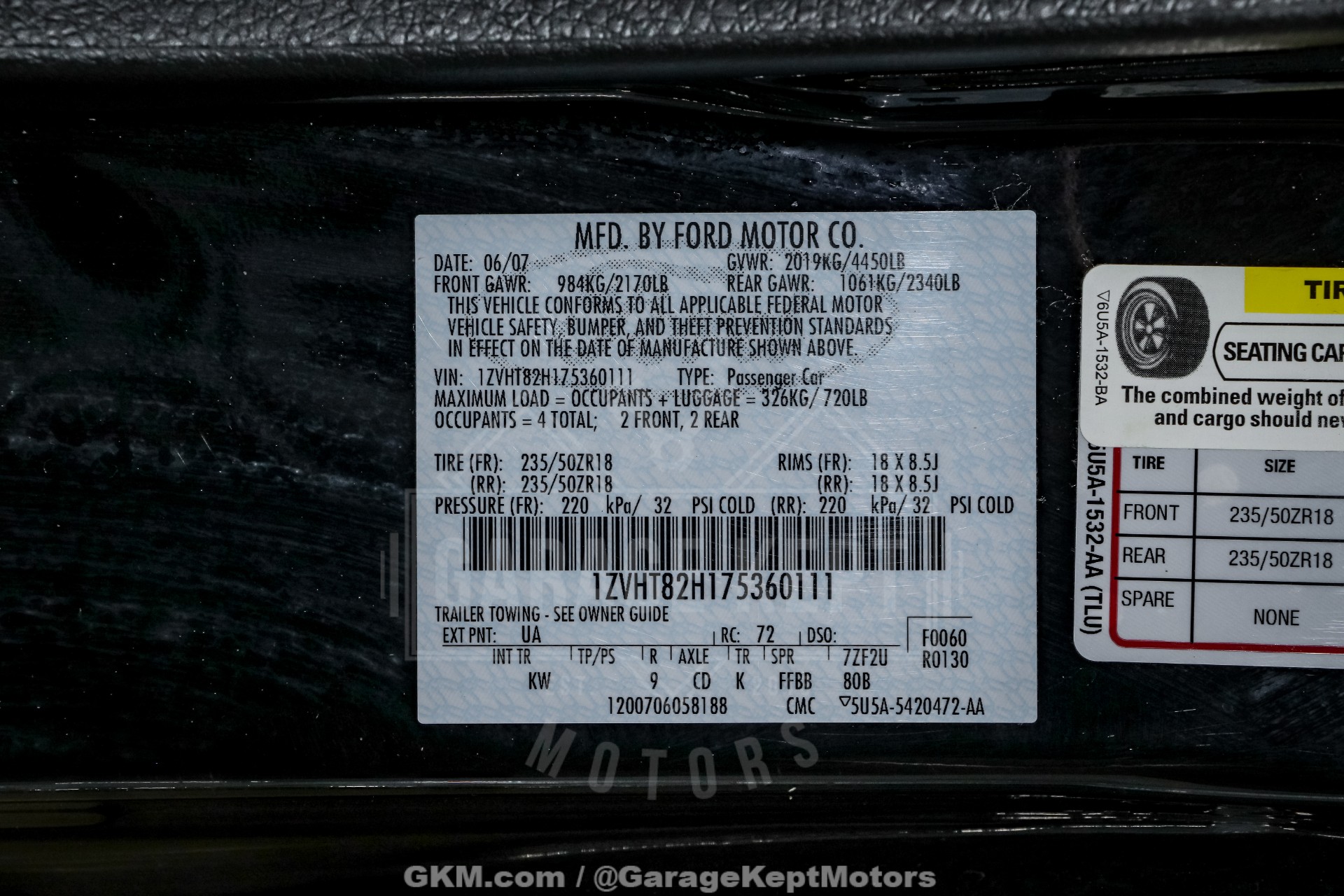2007 Ford Mustang 166